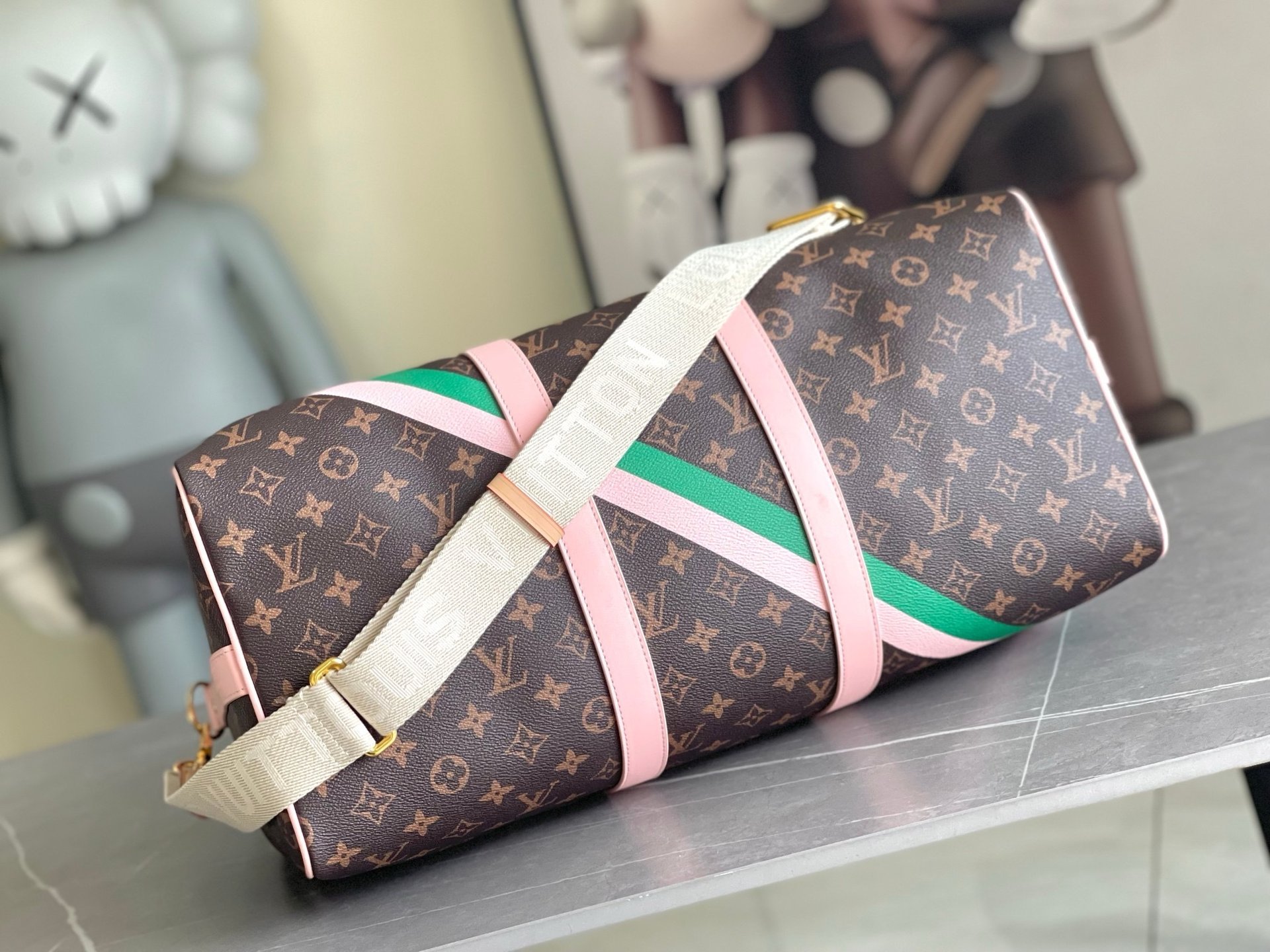 Louis Vuitton N25822 Keepall Damier Travel Bag 001680