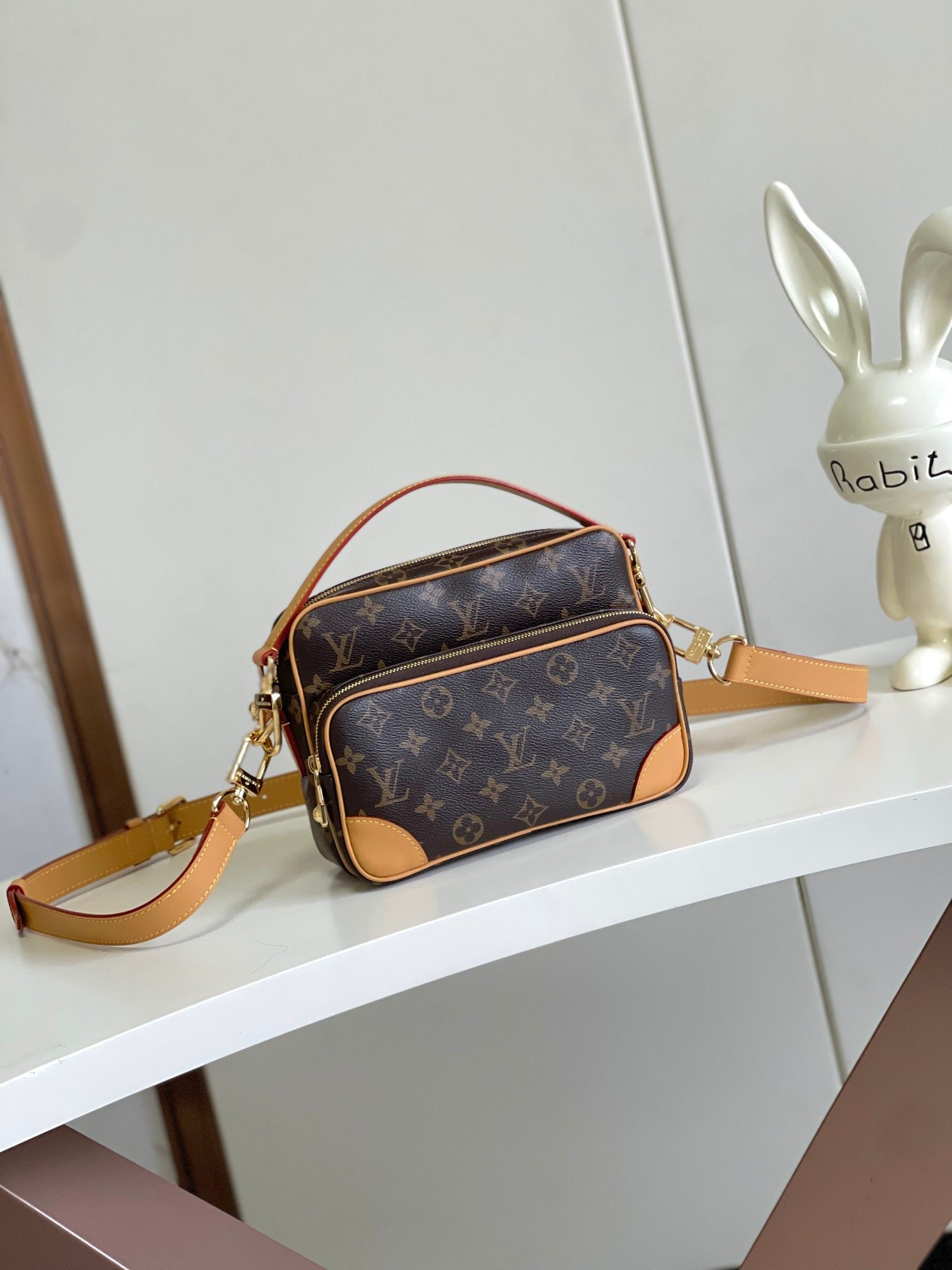 Louis Vuitton Canvas M14016 Nil Monogram Top Handle Bag 001750