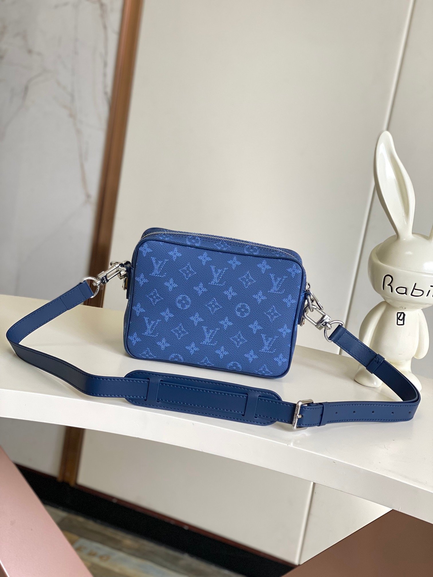 Louis Vuitton Canvas M26823 M27232 Nil Blue Messenger Bag 001750