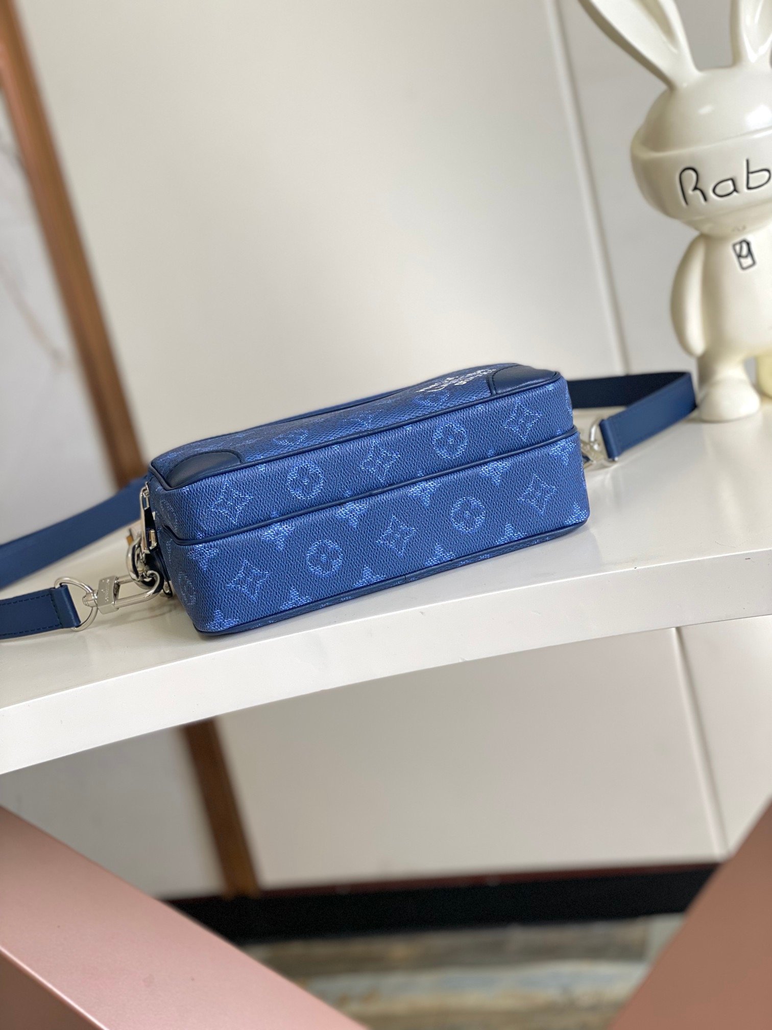 Louis Vuitton Canvas M26823 M27232 Nil Blue Messenger Bag 001750