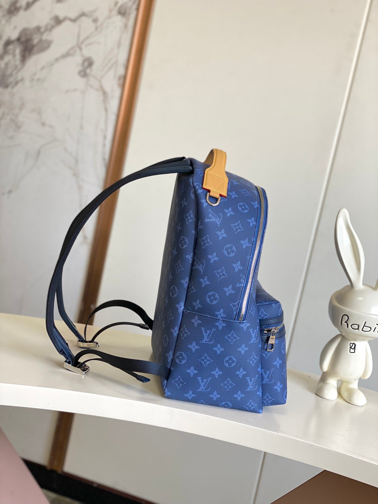 Louis Vuitton Canvas M12780 Discovery Monogram Small Blue Bag 001850