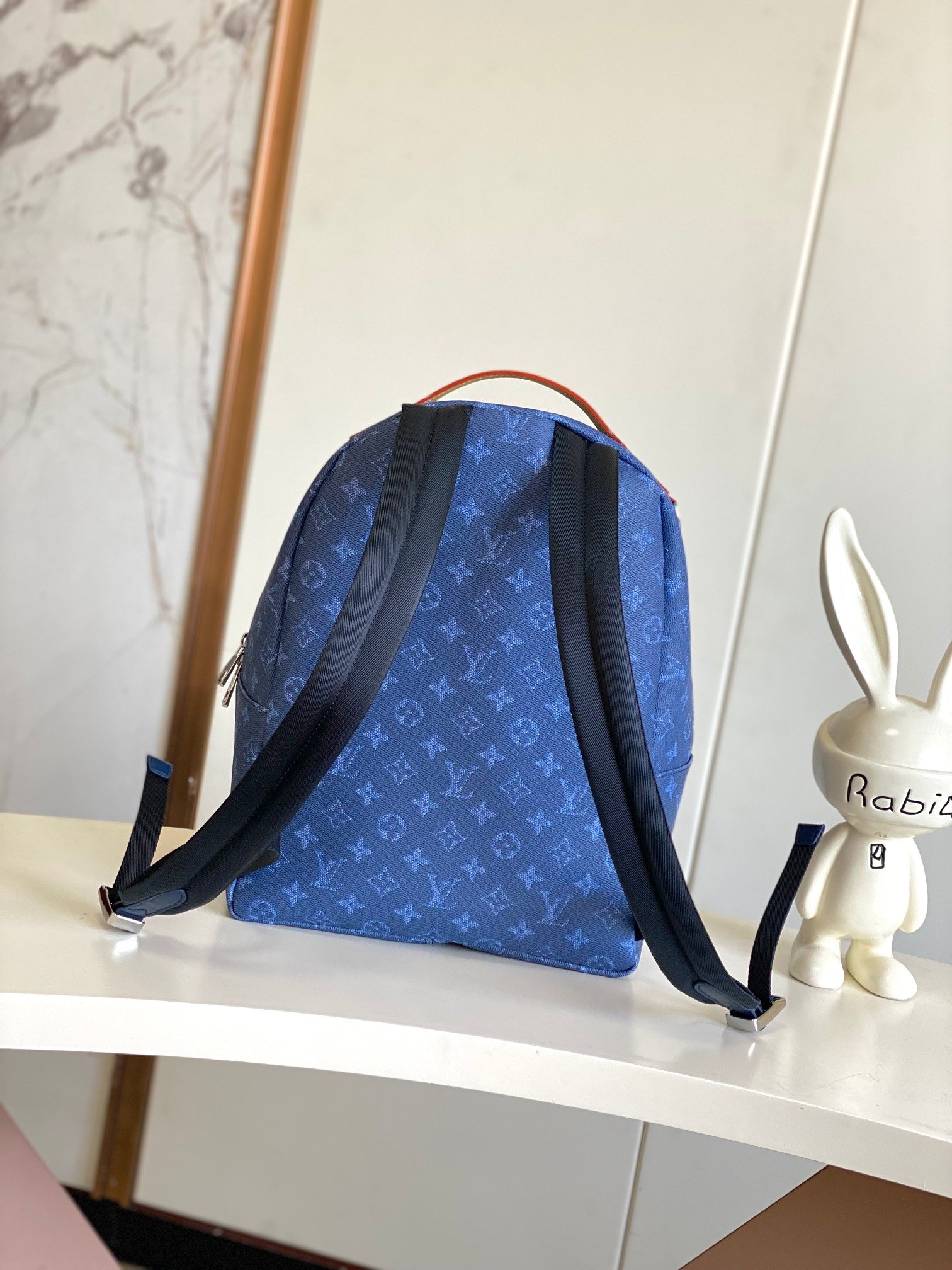 Louis Vuitton Canvas M12780 Discovery Monogram Small Blue Bag 001850