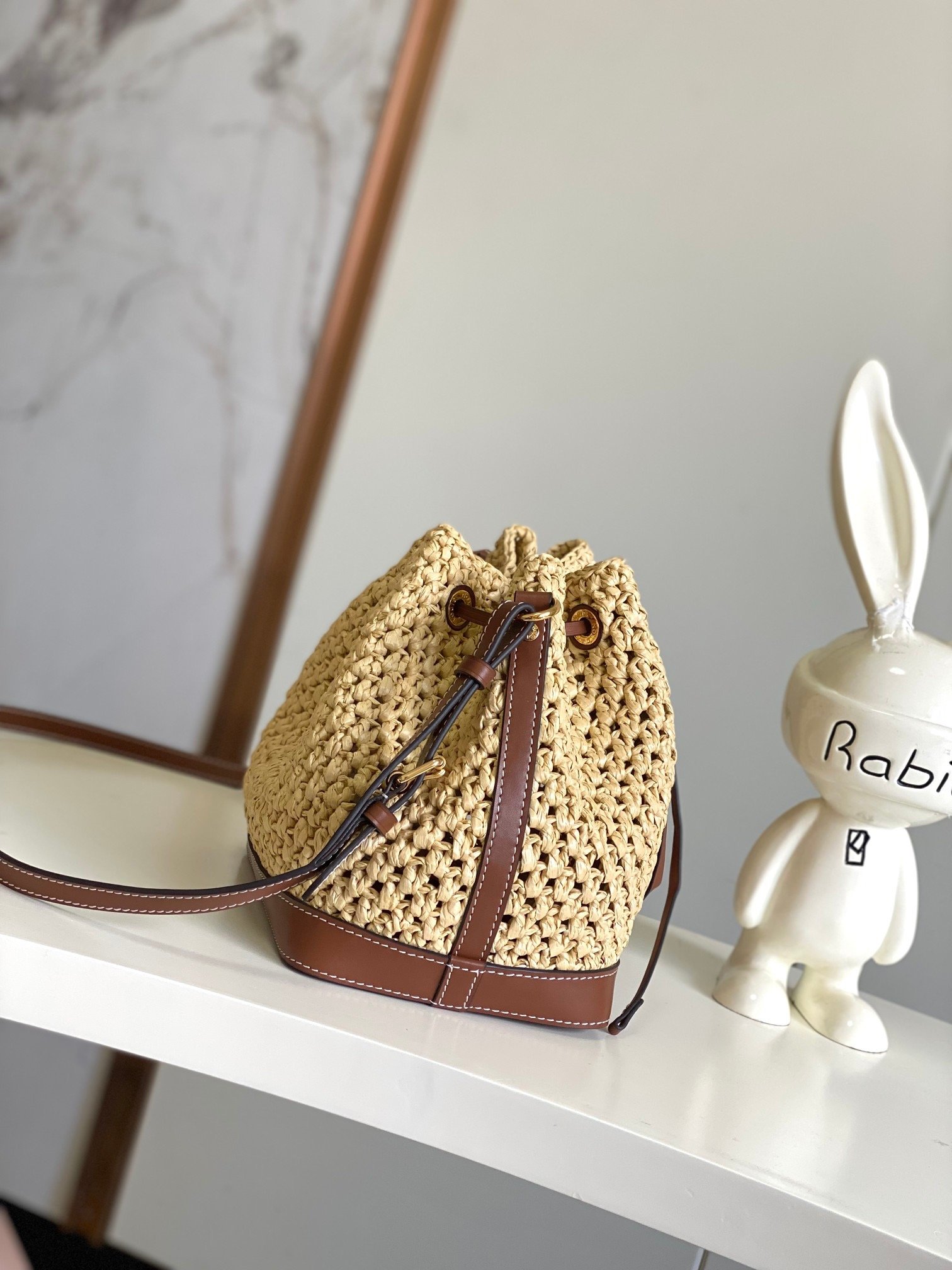 Louis Vuitton M24722 Noe BB Brown Bucket Bag 001790