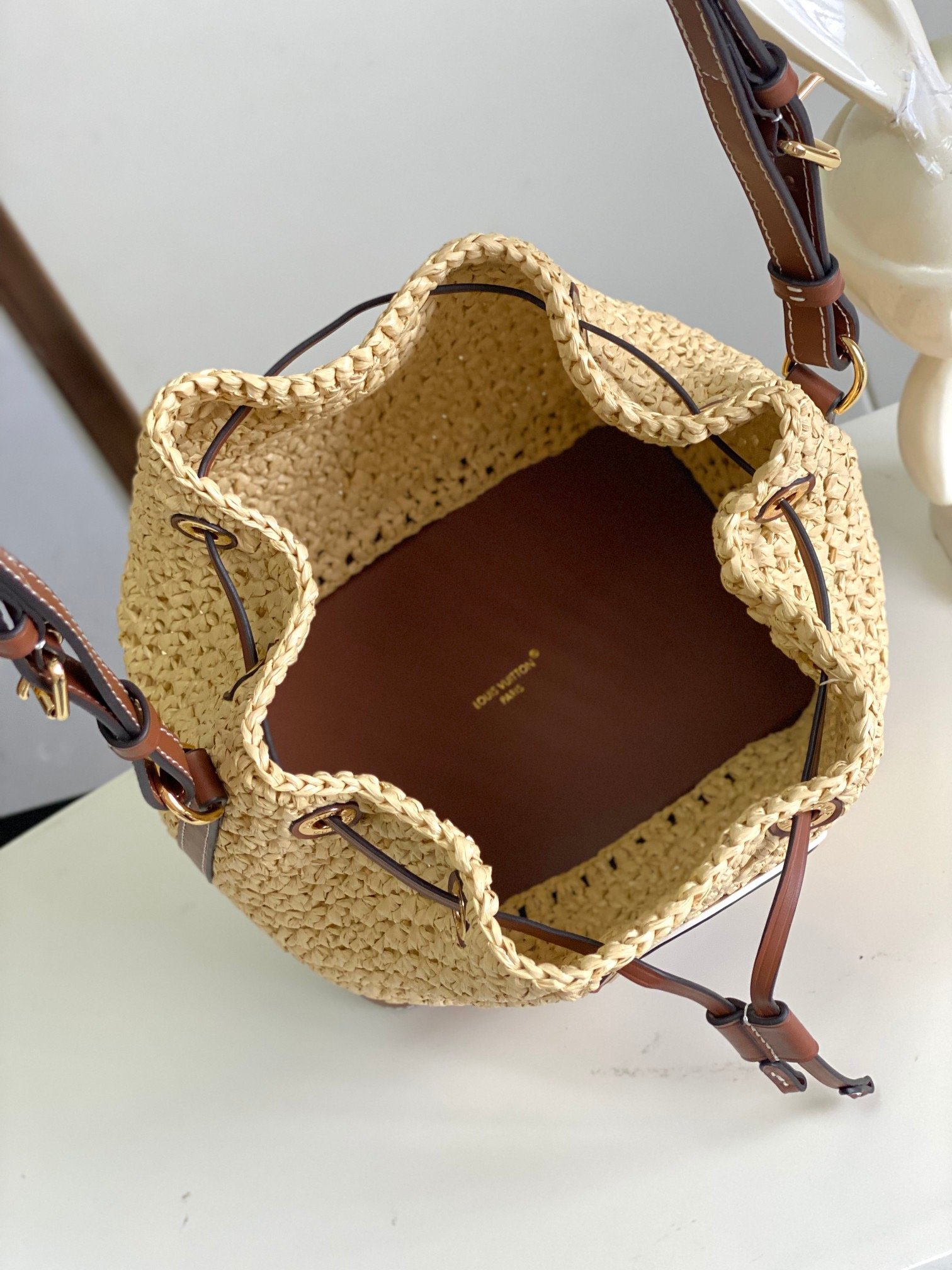 Louis Vuitton M24722 Noe BB Brown Bucket Bag 001790