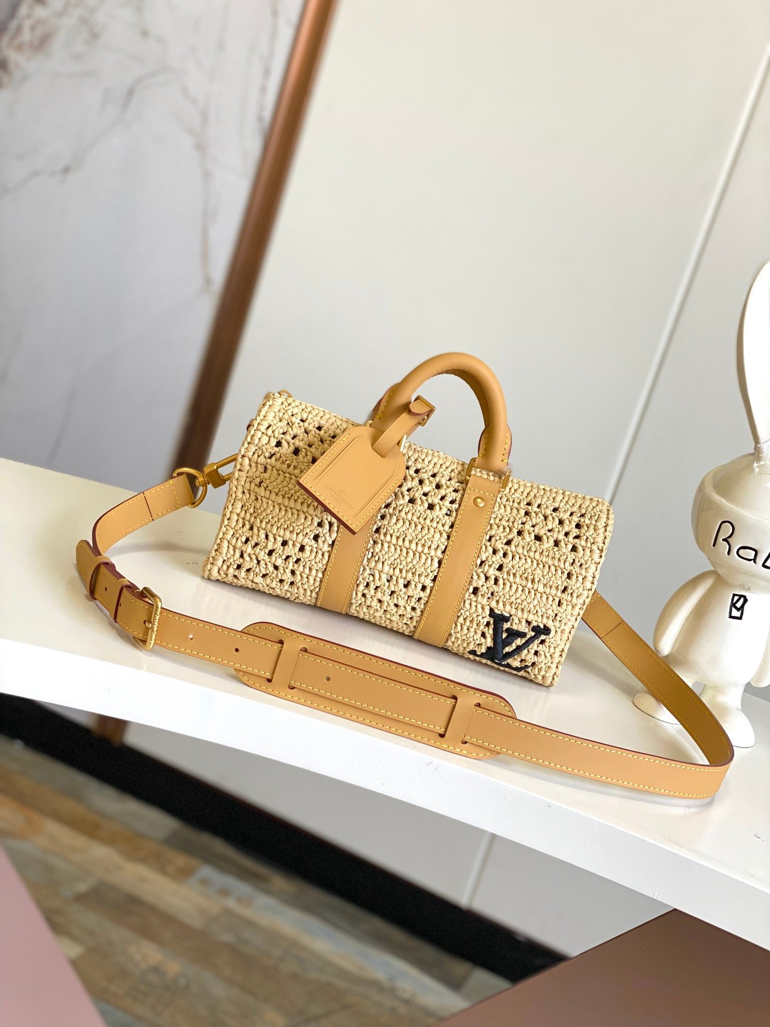 Louis Vuitton Keepall Bandouli re Top Handle Bag 001890