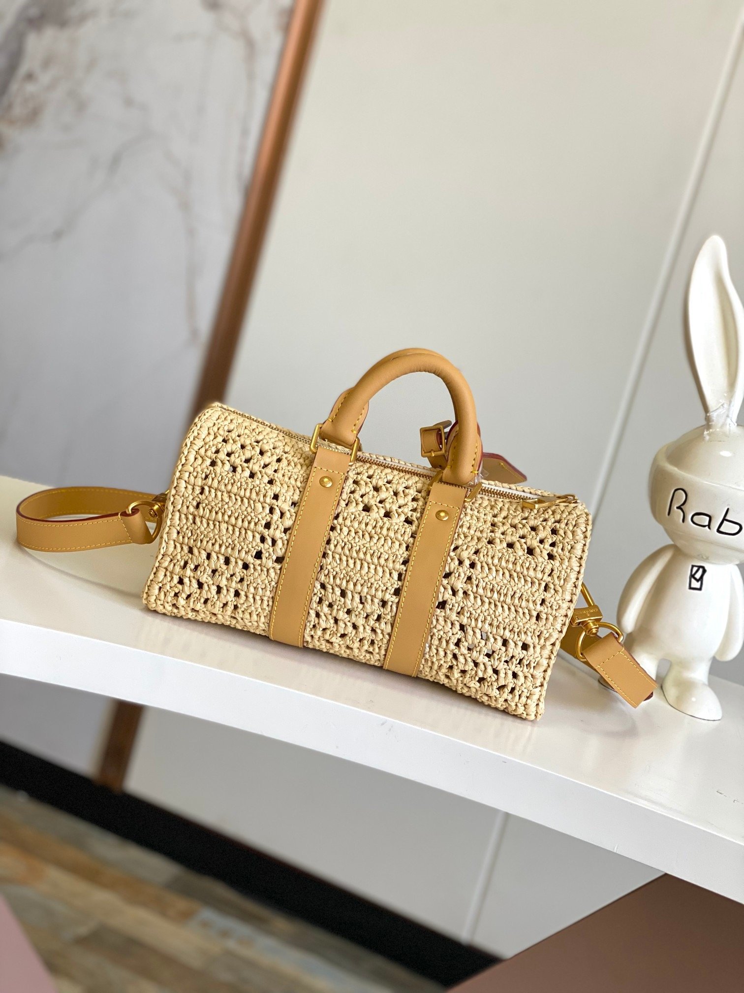 Louis Vuitton Keepall Bandouli re Top Handle Bag 001890
