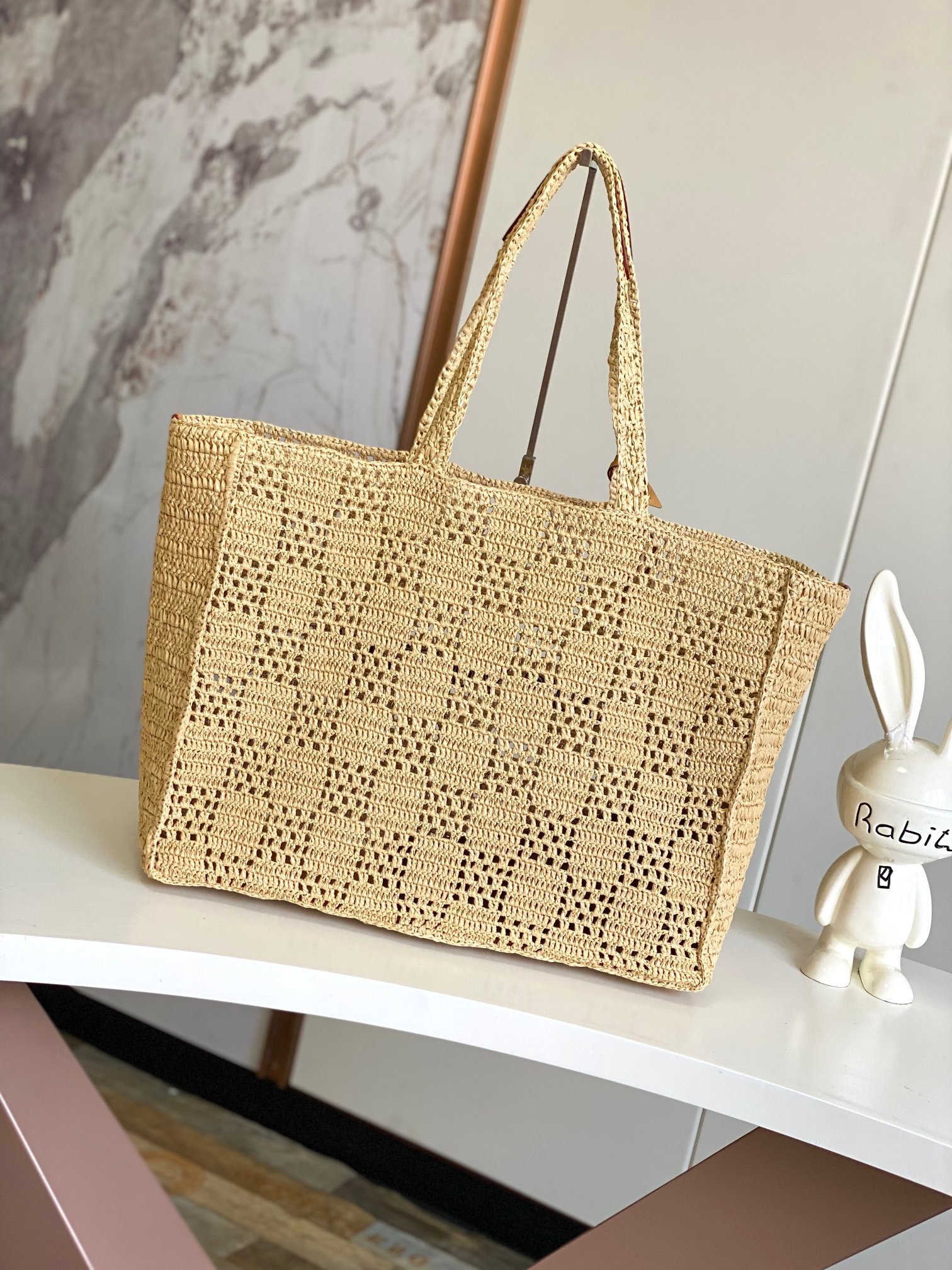 Louis Vuitton M25008 Shopper Damier Top Handle Bag 0011060