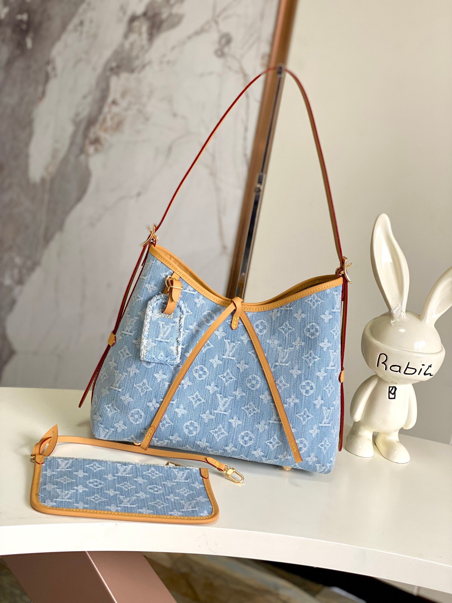Louis Vuitton Canvas M11462 Monogram size Blue Bag 001790