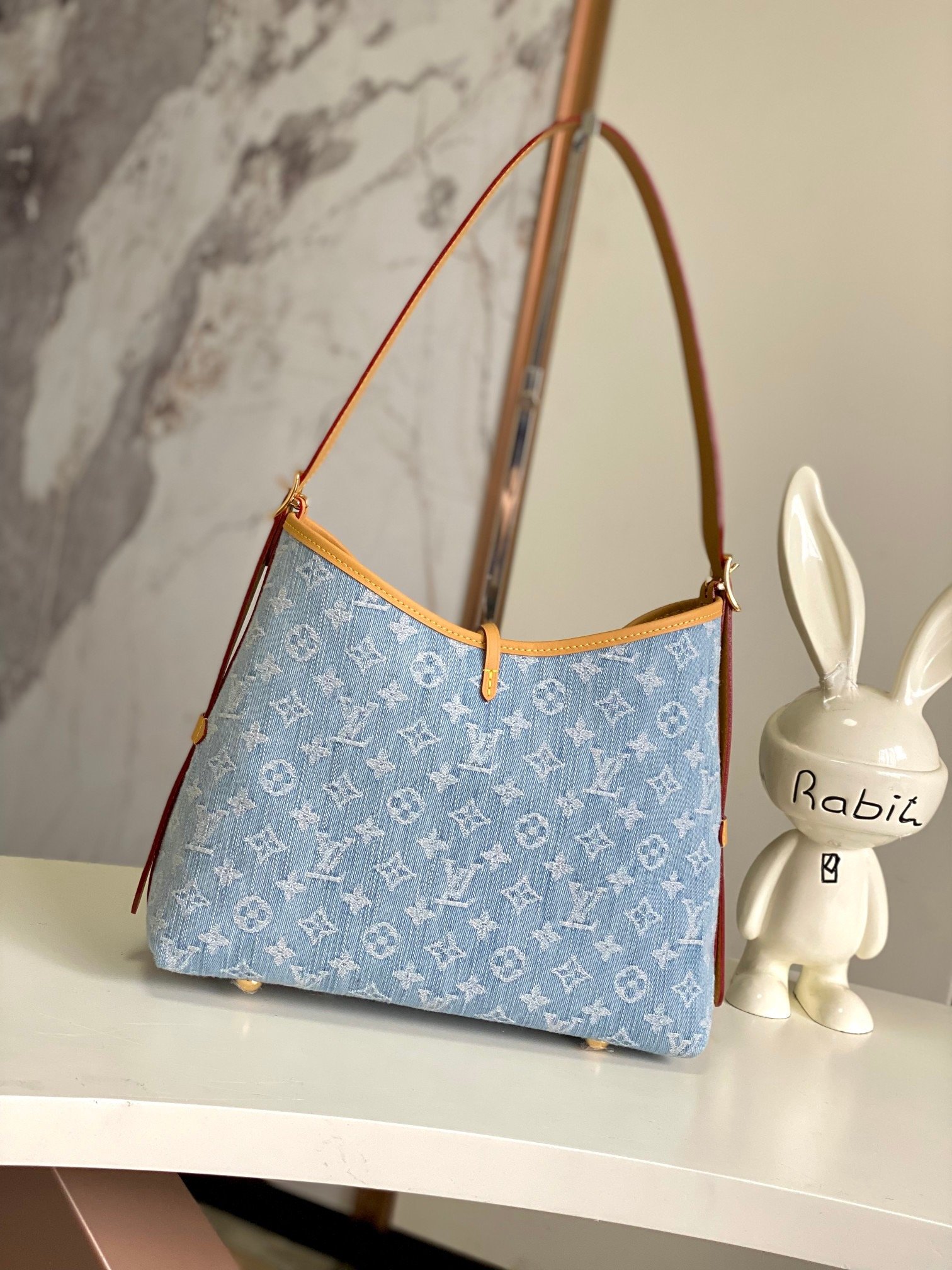 Louis Vuitton Canvas M11462 Monogram size Blue Bag 001790