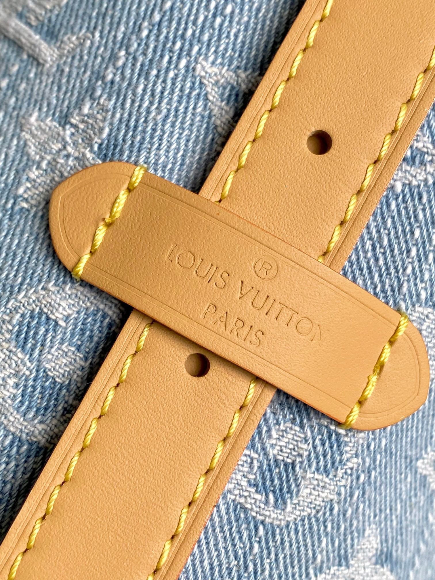 Louis Vuitton Canvas M11462 Monogram size Blue Bag 001790