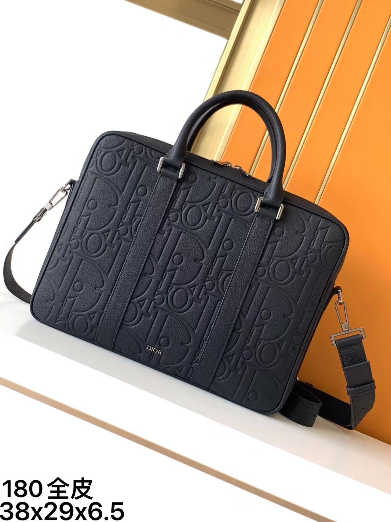Dior Leather Logo x28x6 Backpack 001570