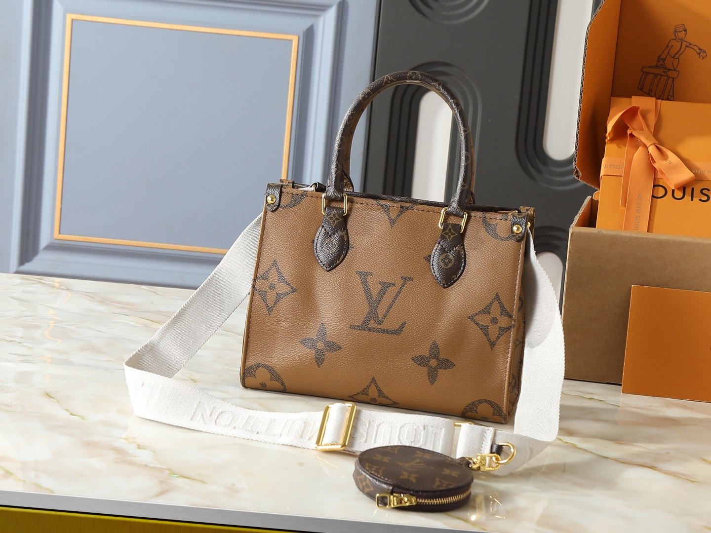 Louis Vuitton Canvas M46373 M45038 M44571 Small Top Handle Bag 001260