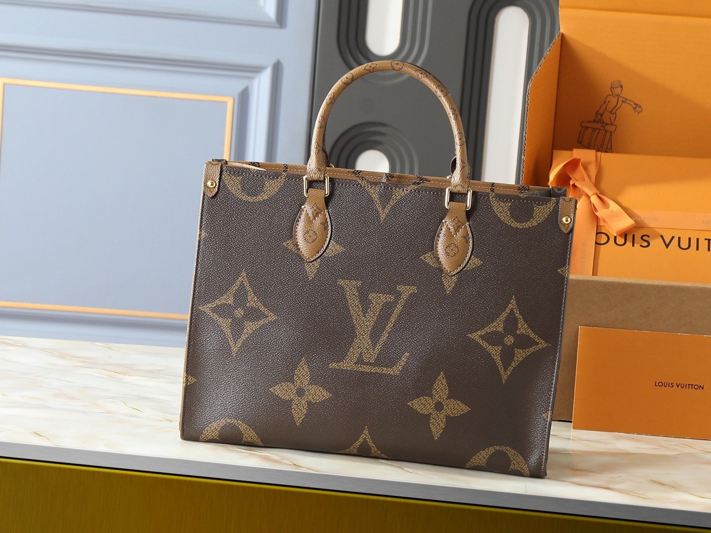 Louis Vuitton Canvas M45039 M44576 M45321 Medium Top Handle Bag 001250