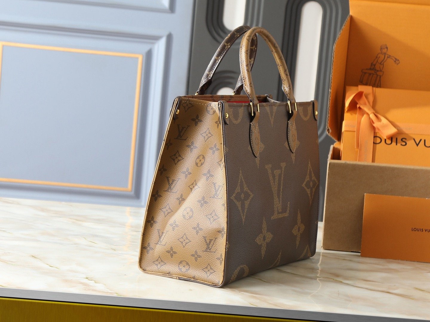 Louis Vuitton Canvas M45039 M44576 M45321 Medium Top Handle Bag 001250