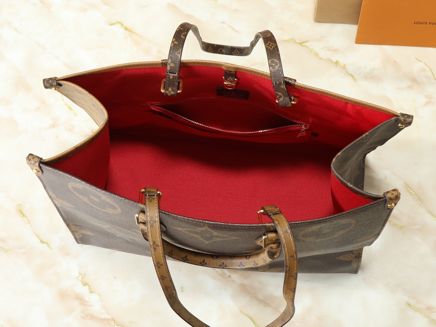 Louis Vuitton Canvas M45320 M45321 M45039 Large Top Handle Bag 001260