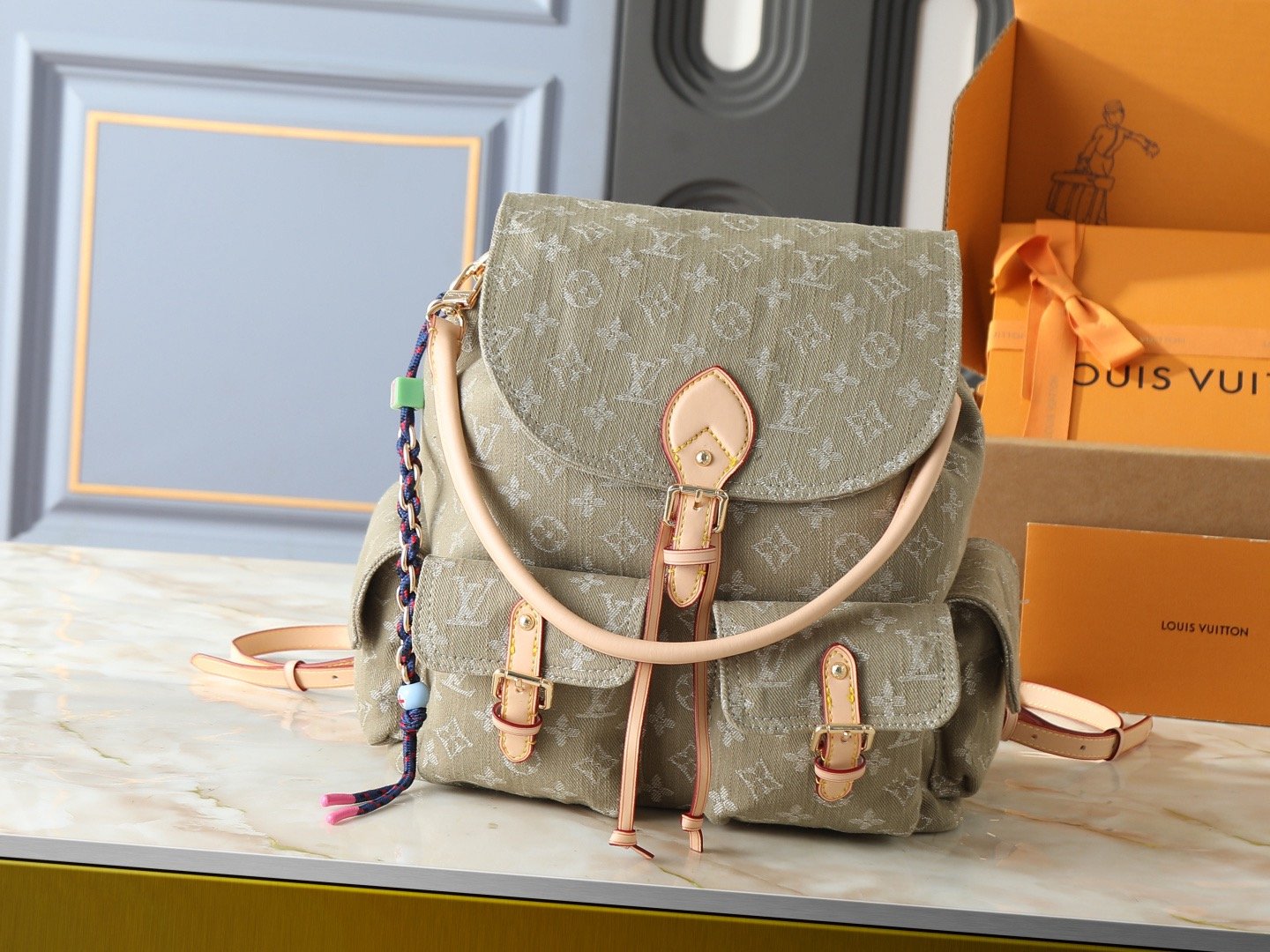Louis Vuitton M27330 Denim Rendez-Vous Bag 001340
