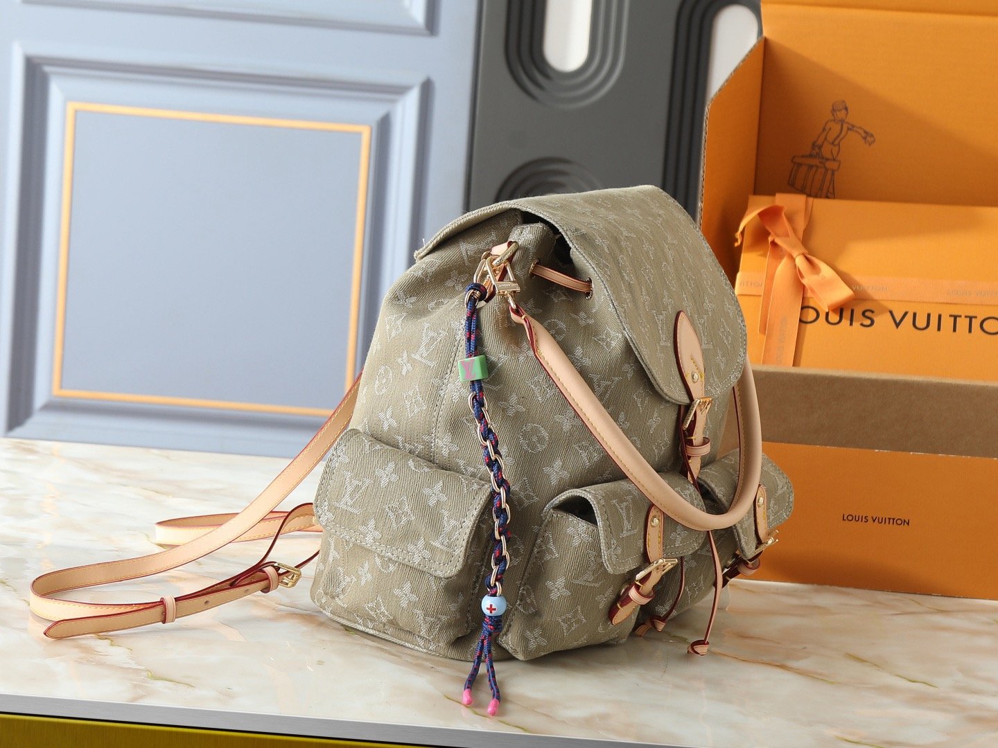 Louis Vuitton M27330 Denim Rendez-Vous Bag 001340