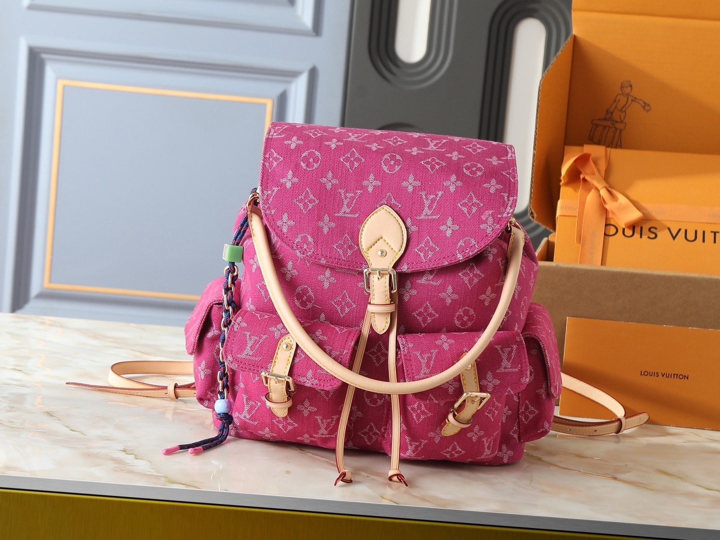 Louis Vuitton M27330 Denim Rendez-Vous Bag 001340