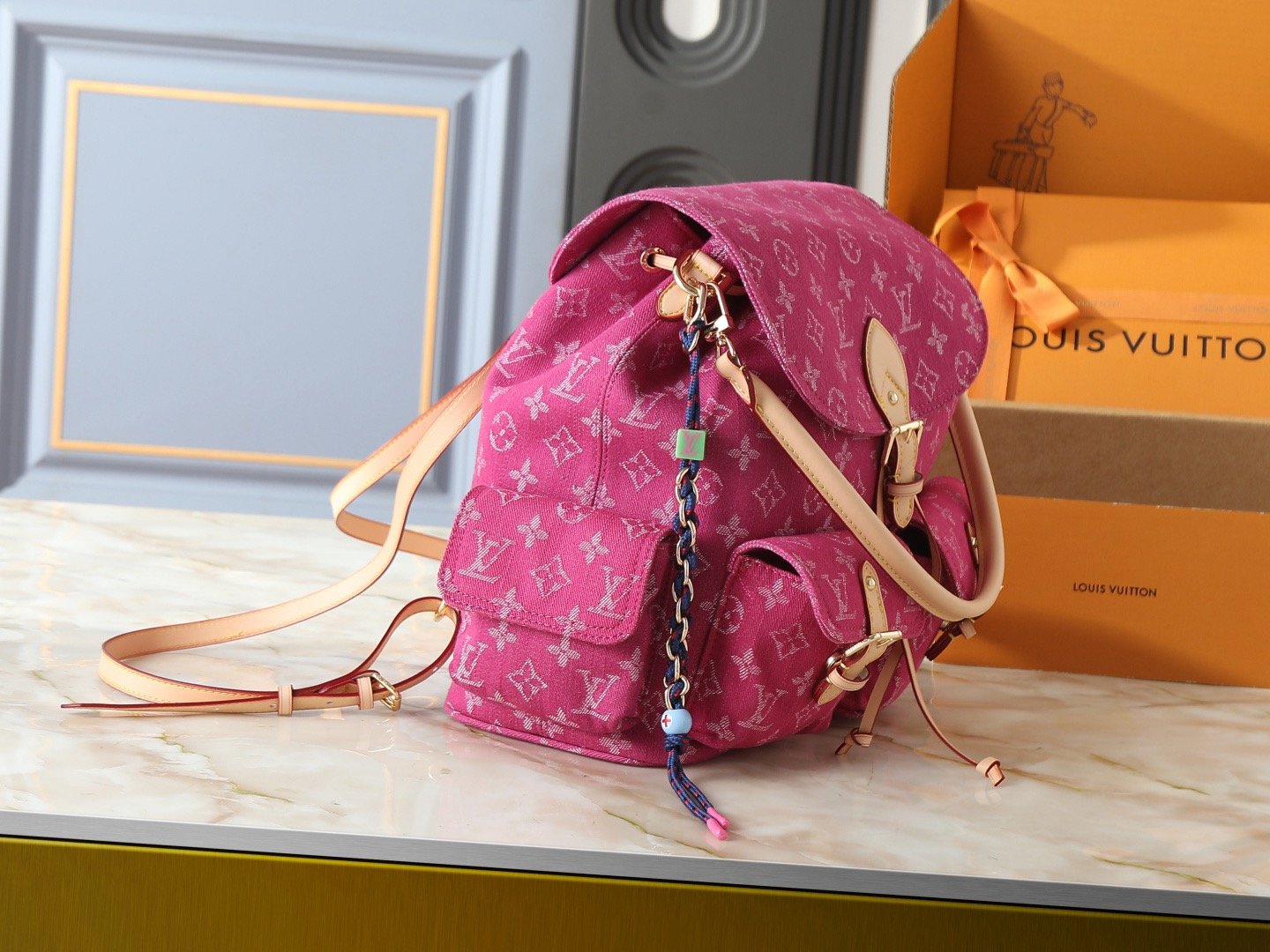 Louis Vuitton M27330 Denim Rendez-Vous Bag 001340