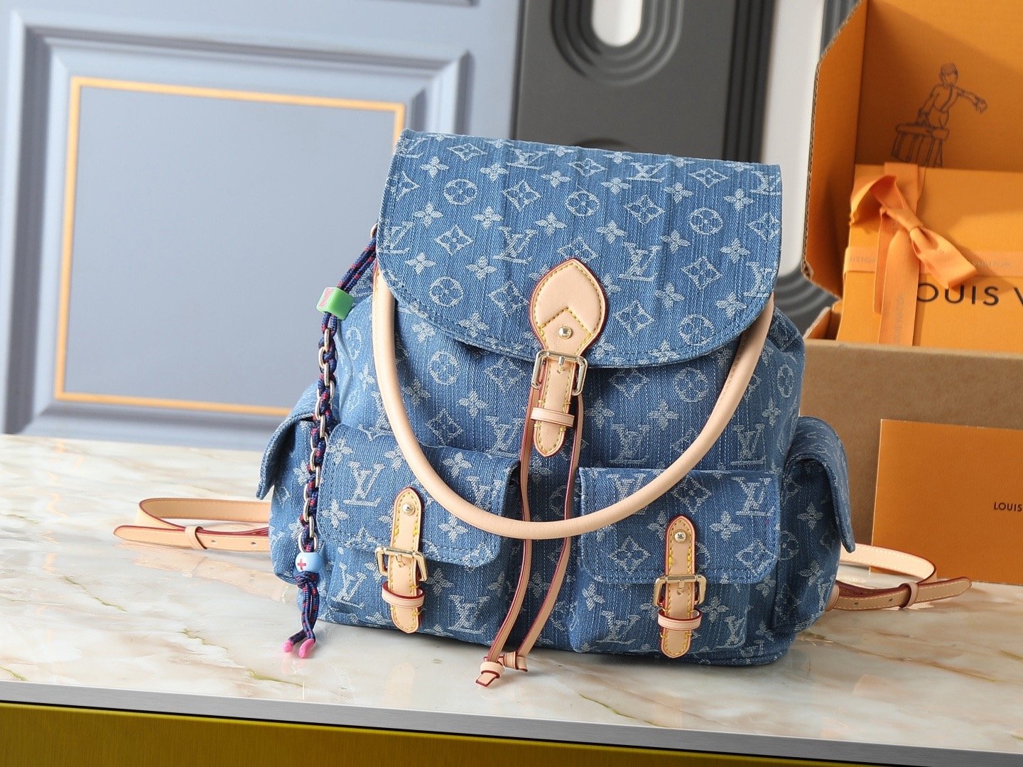 Louis Vuitton M27330 Denim Rendez-Vous Bag 001340