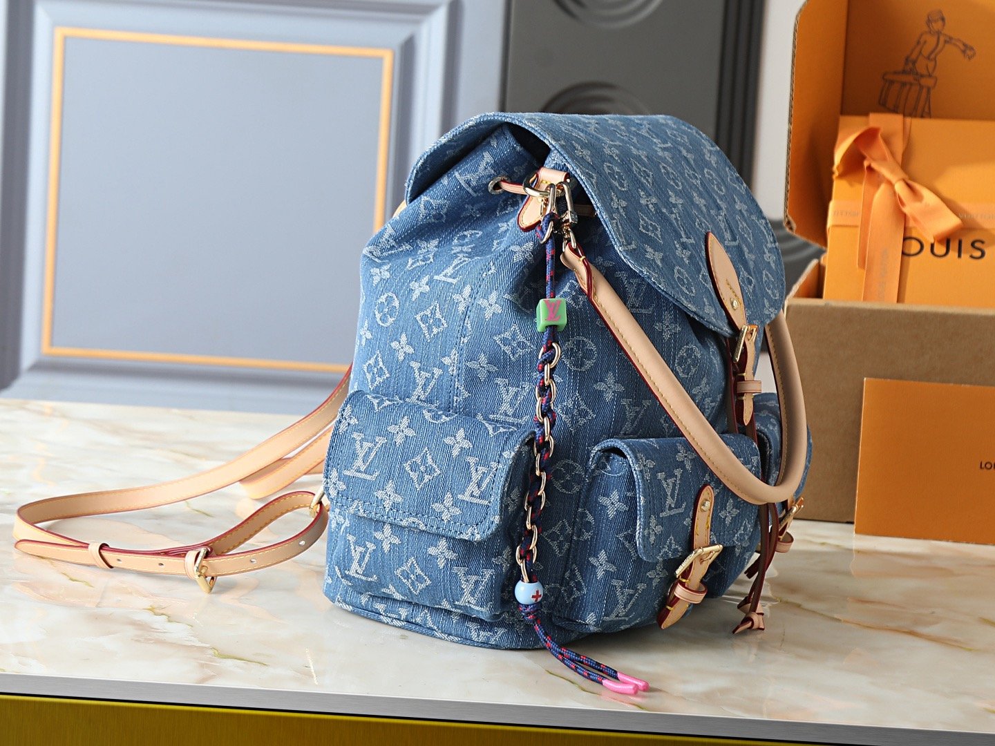 Louis Vuitton M27330 Denim Rendez-Vous Bag 001340