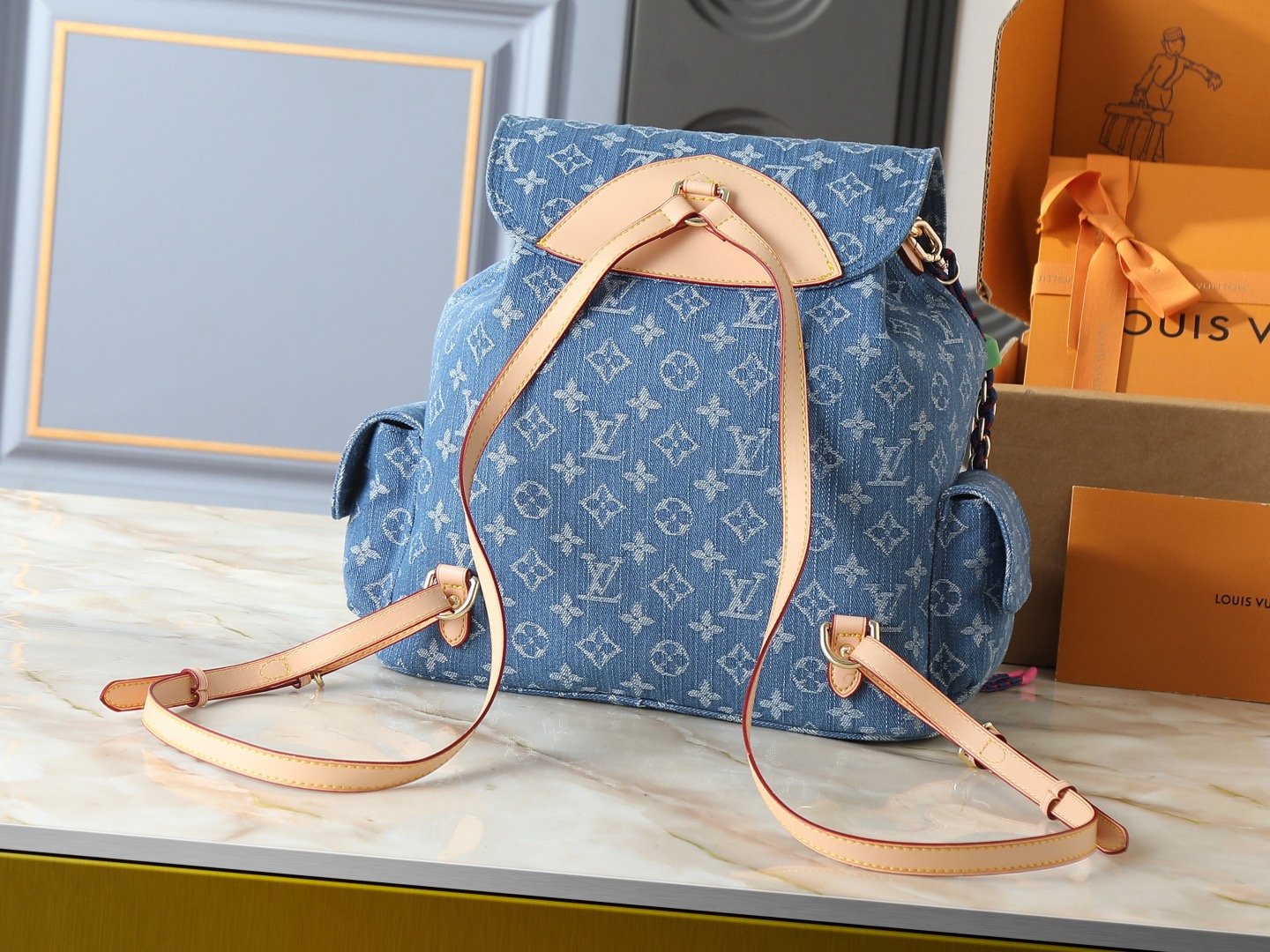 Louis Vuitton M27330 Denim Rendez-Vous Bag 001340