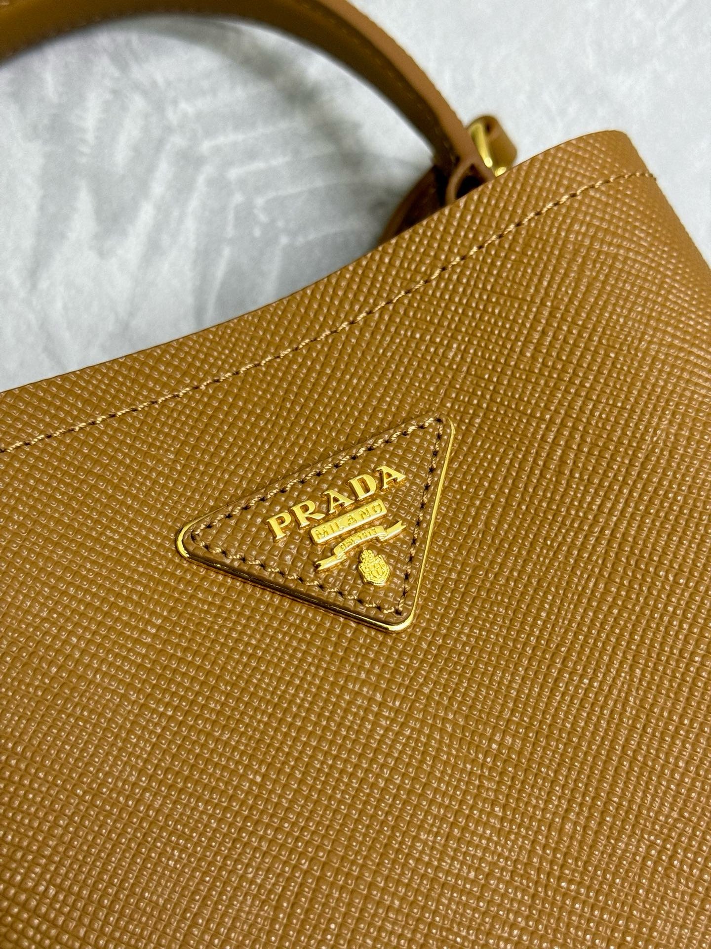 Prada BA217 Saffiano Double Mini Top Handle Bag 001890