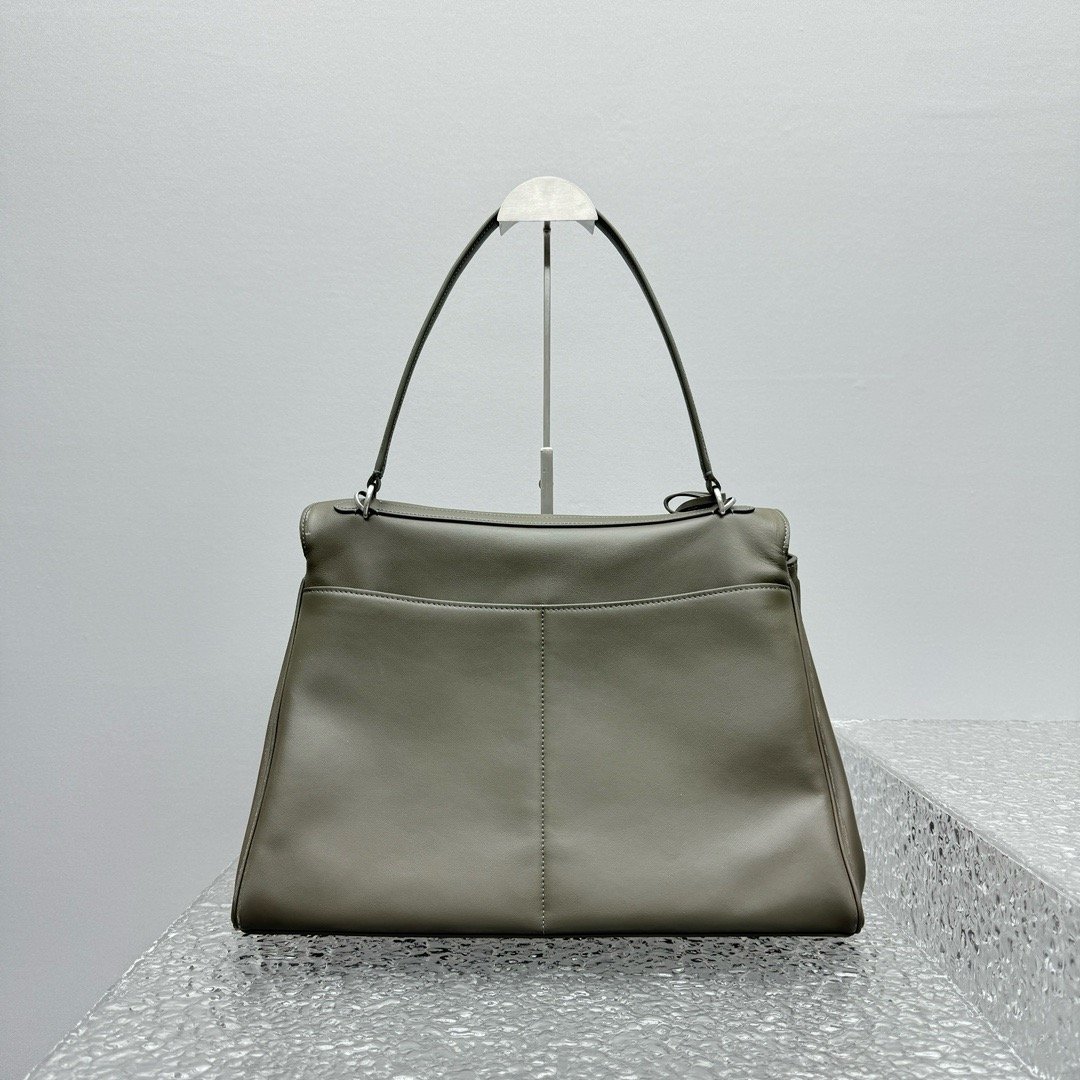 Balenciaga Distressed C1688178 Large Black Top Handle Bag 92866