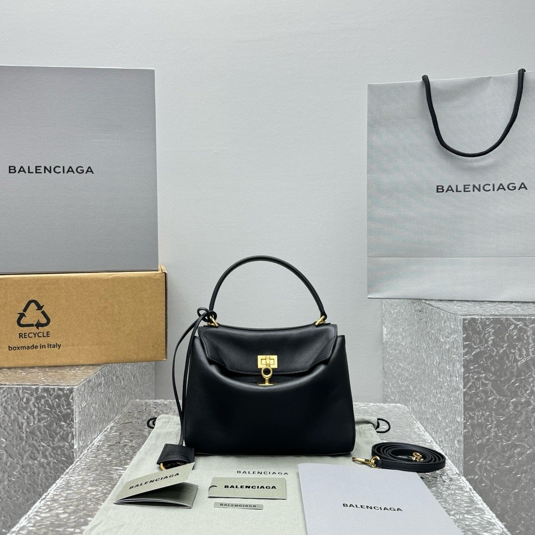 Balenciaga cmC168898 Mini Black Top Handle Bag-13 92866