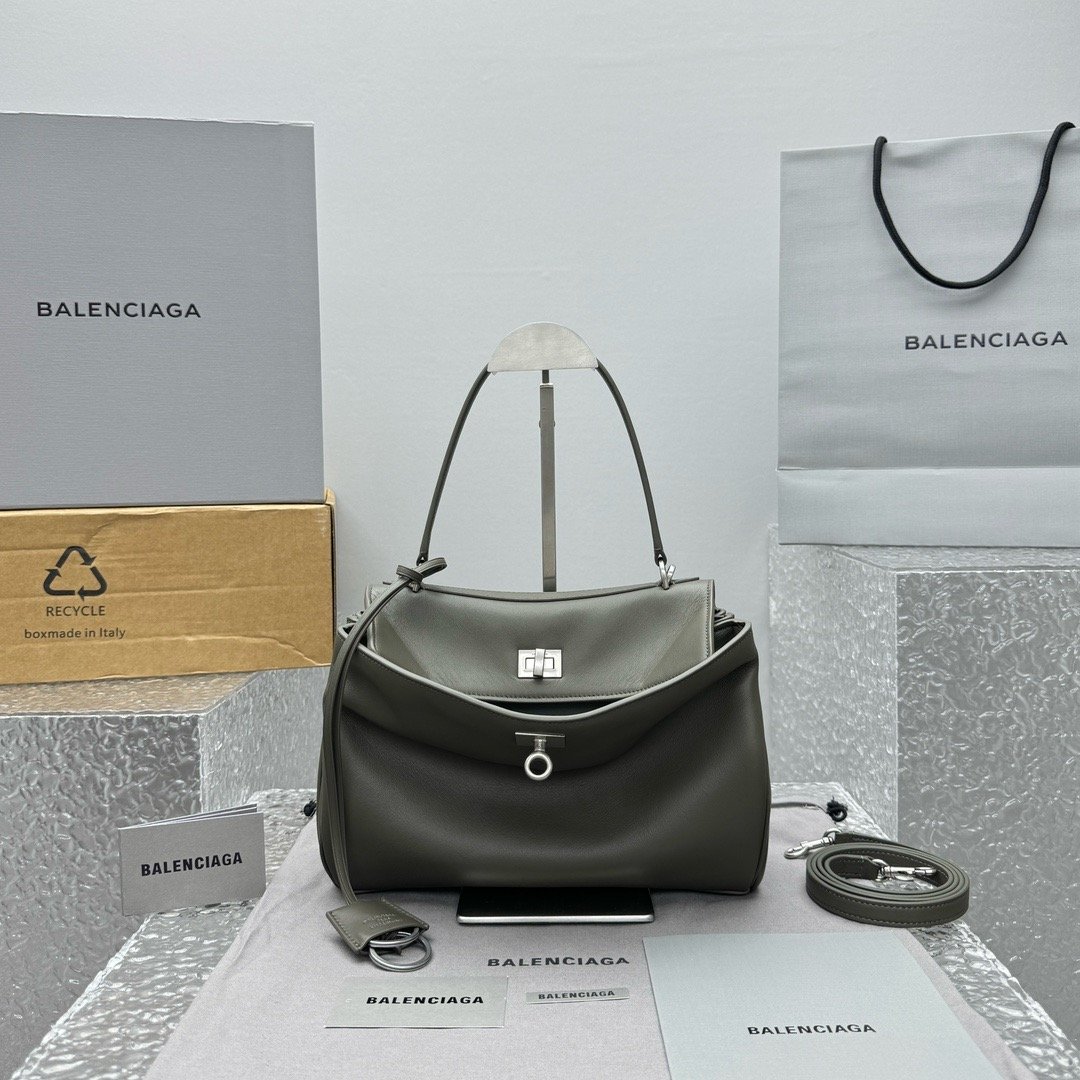 Balenciaga C1688118 C1688148 C1688168 Small Black Top Handle Bag-9 92866