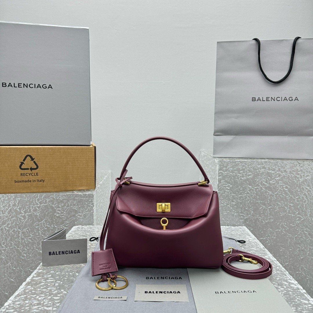 Balenciaga cmC168898 Mini Black Top Handle Bag-1 92866