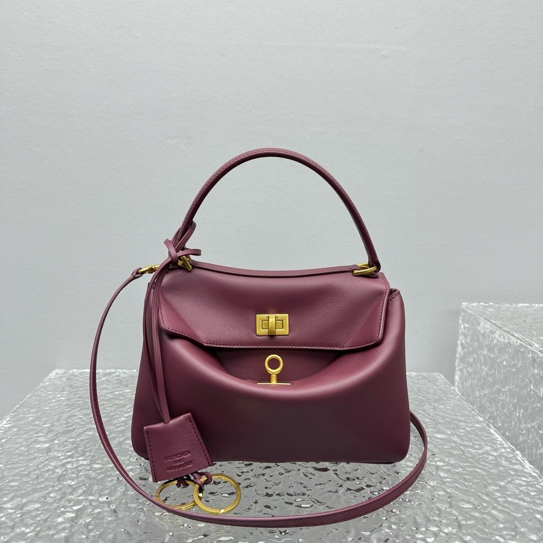 Balenciaga cmC168898 Mini Black Top Handle Bag-1 92866