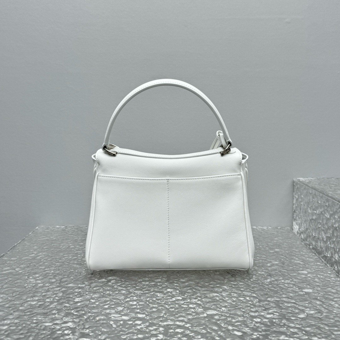 Balenciaga cmC168898 Mini White Top Handle Bag 92866