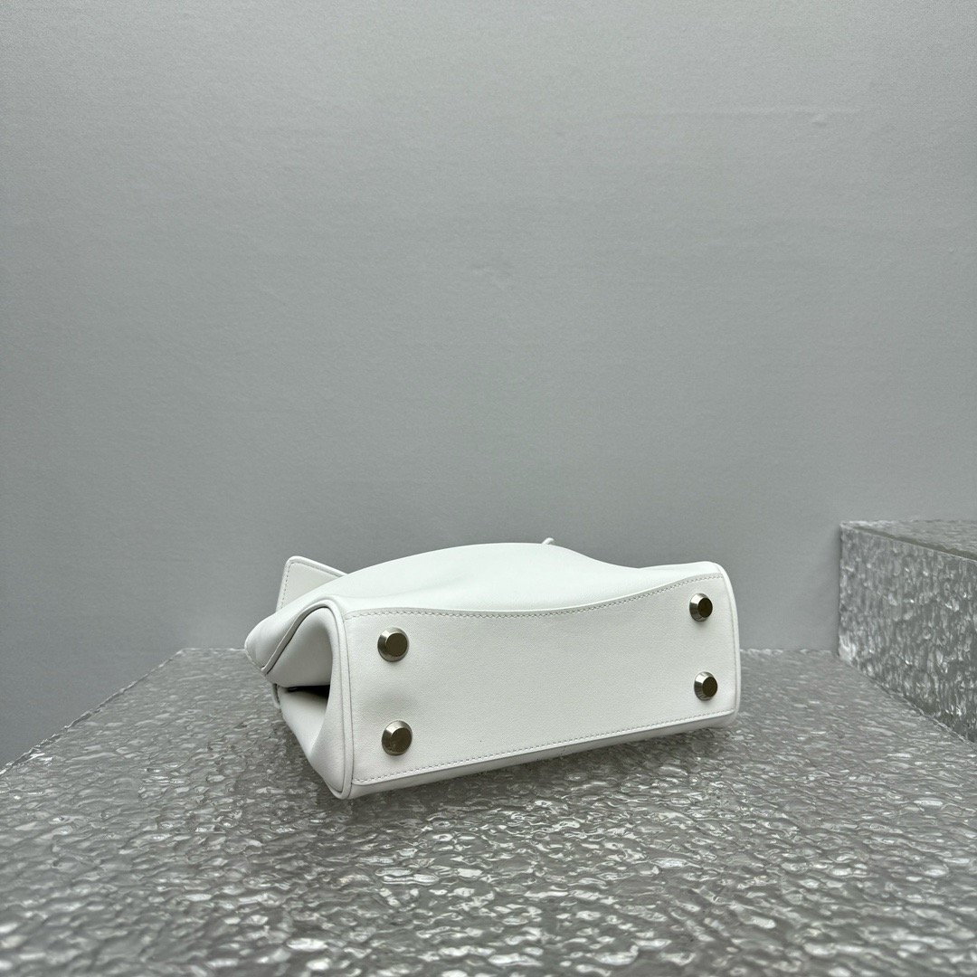 Balenciaga cmC168898 Mini White Top Handle Bag 92866