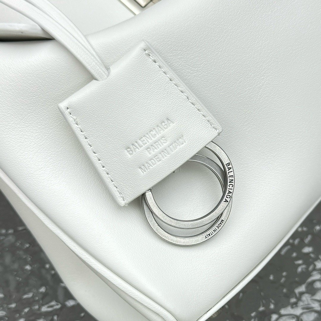 Balenciaga cmC168898 Mini White Top Handle Bag 92866