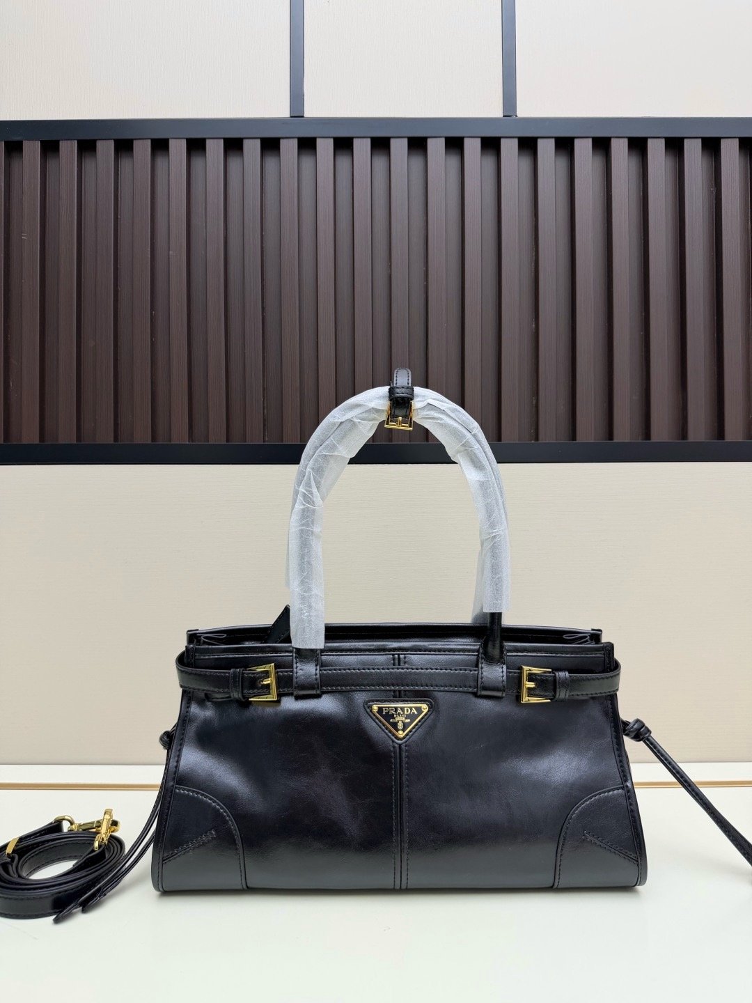 Prada Vintage LuxSoft Small Top Handle Bag 66238
