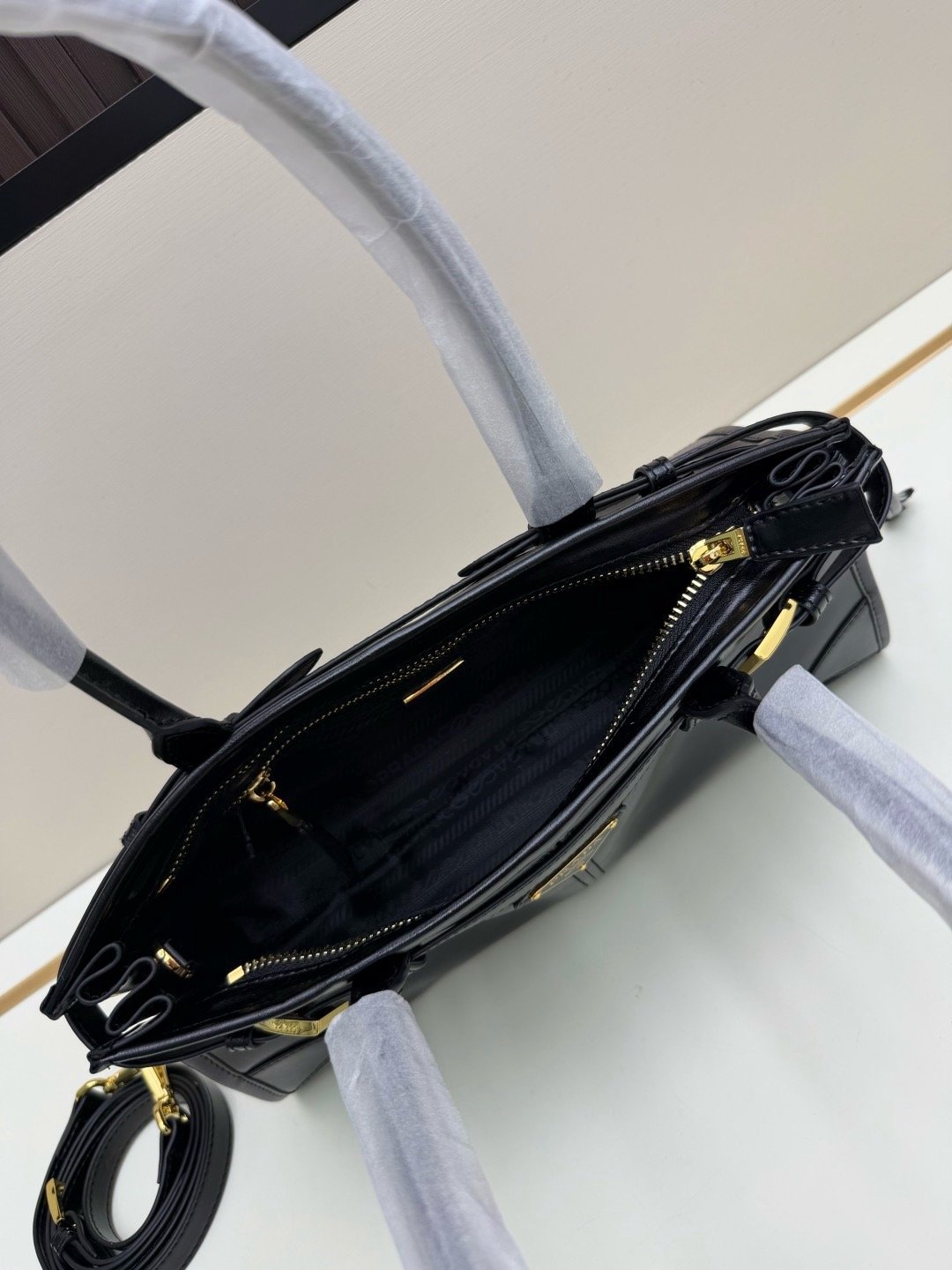 Prada Vintage LuxSoft Small Top Handle Bag 66238