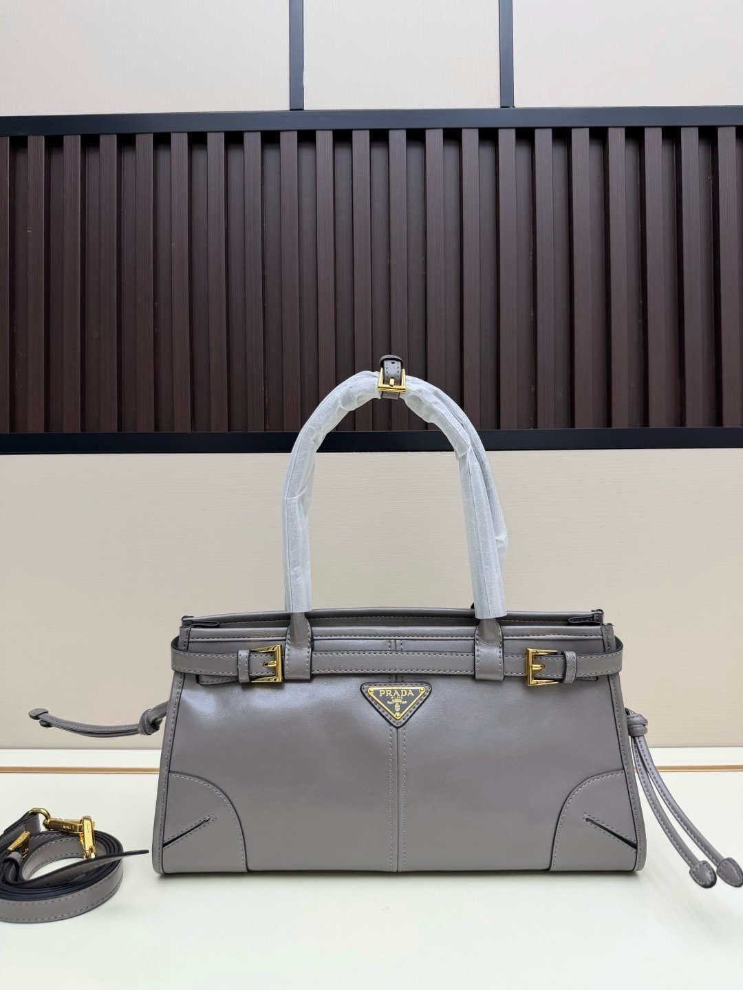 Prada Vintage LuxSoft Small Top Handle Bag 66238