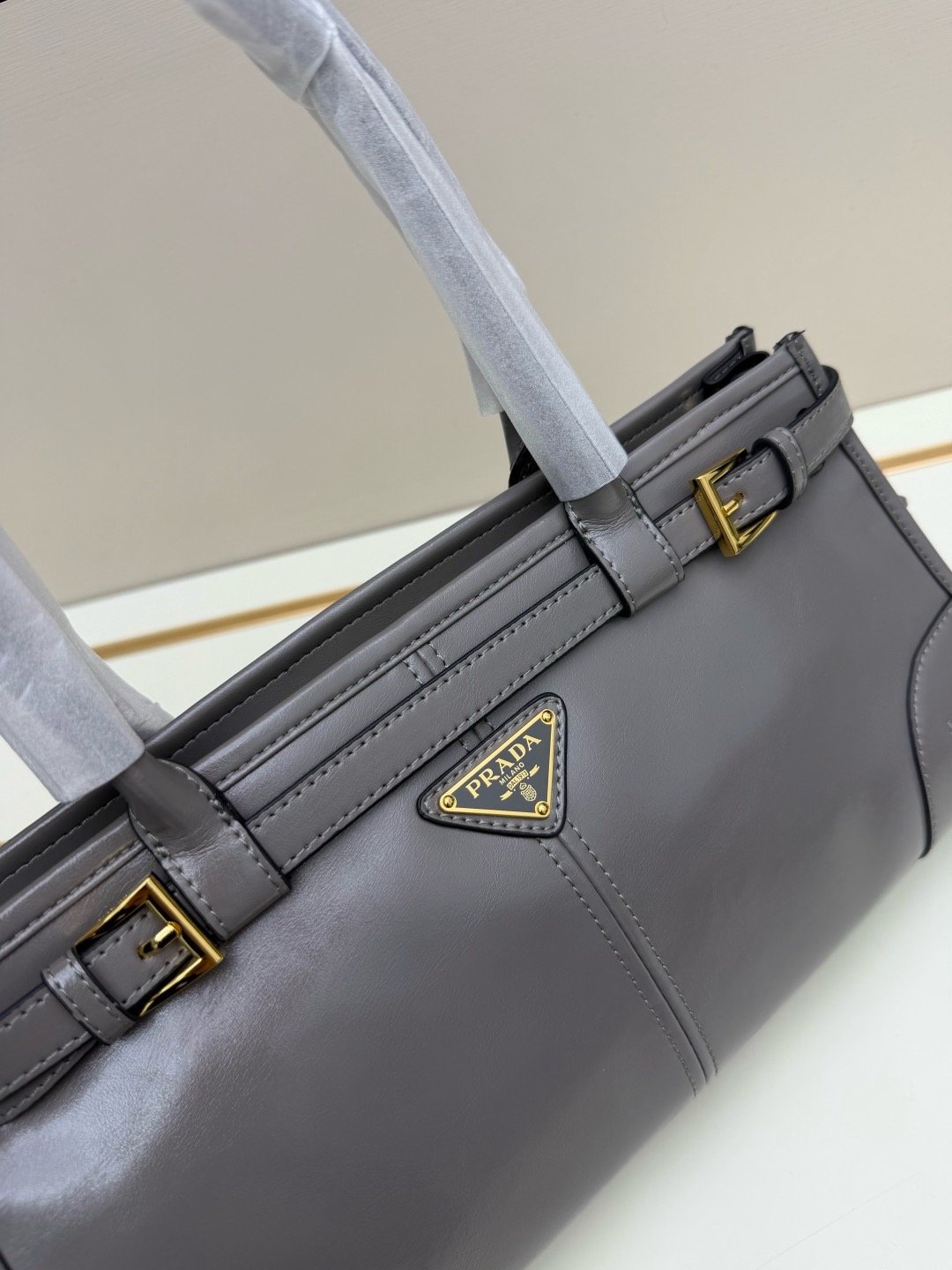 Prada Vintage LuxSoft Small Top Handle Bag 66238
