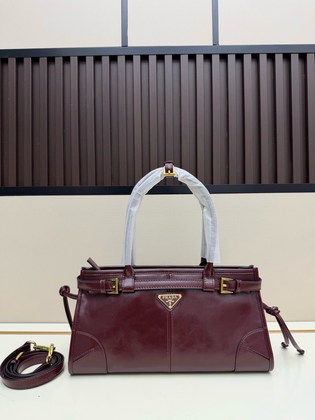 Prada Vintage LuxSoft Small Top Handle Bag 66238