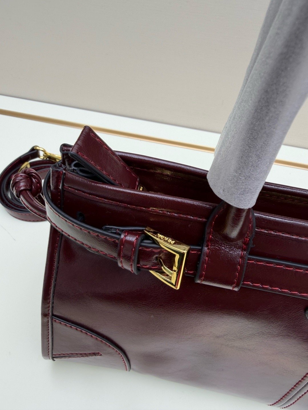 Prada Vintage LuxSoft Small Top Handle Bag 66238