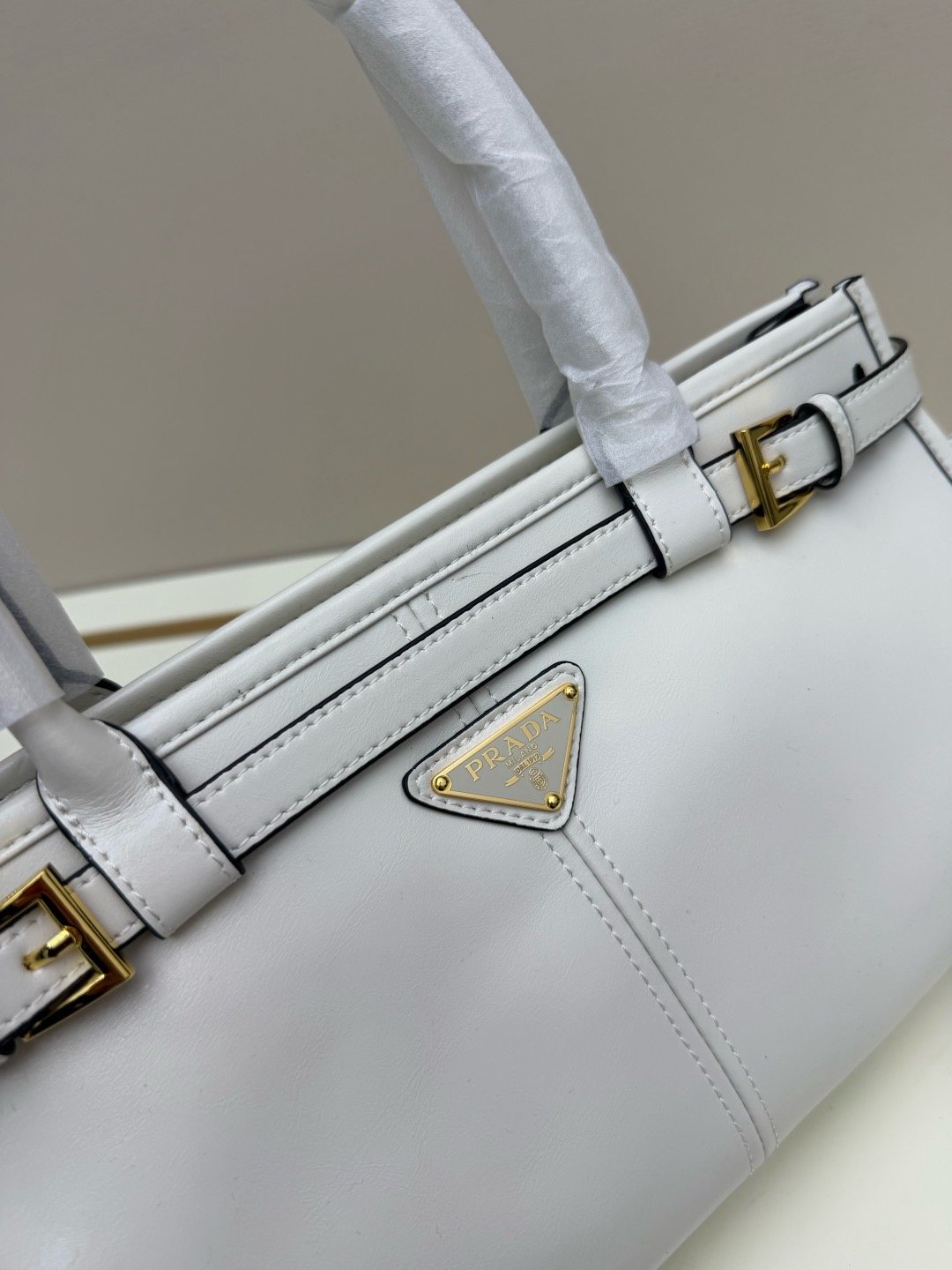 Prada Vintage LuxSoft Small Top Handle Bag 66238