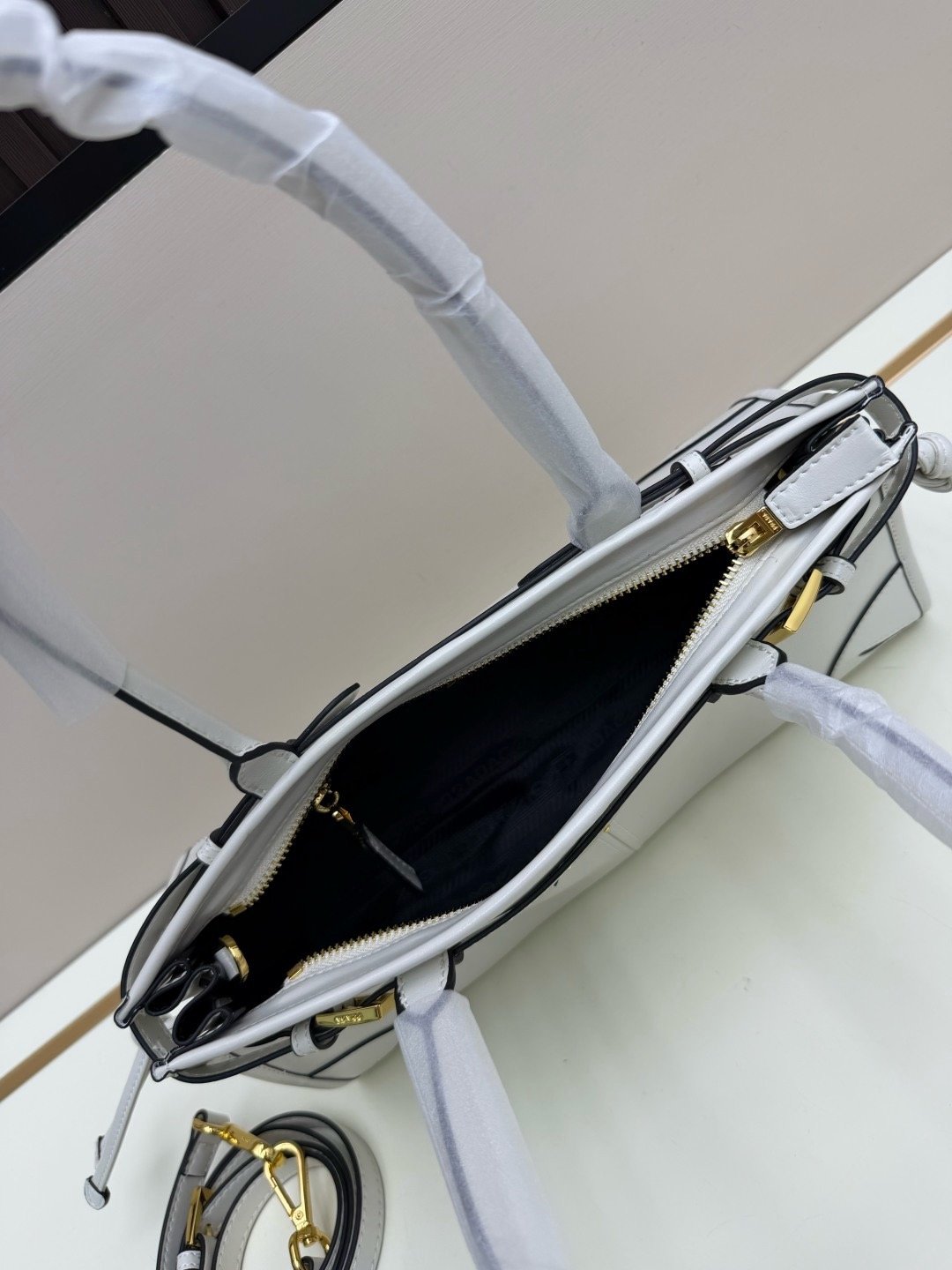 Prada Vintage LuxSoft Small Top Handle Bag 66238