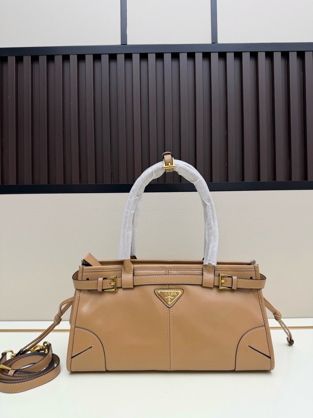 Prada Vintage LuxSoft Small Top Handle Bag 66238