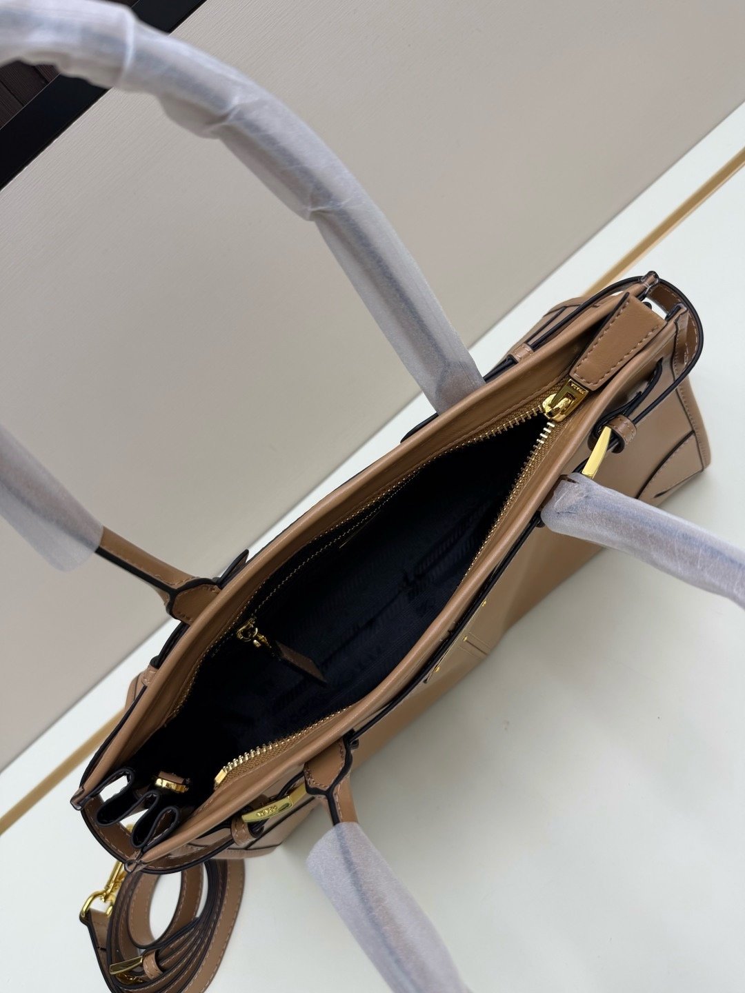 Prada Vintage LuxSoft Small Top Handle Bag 66238