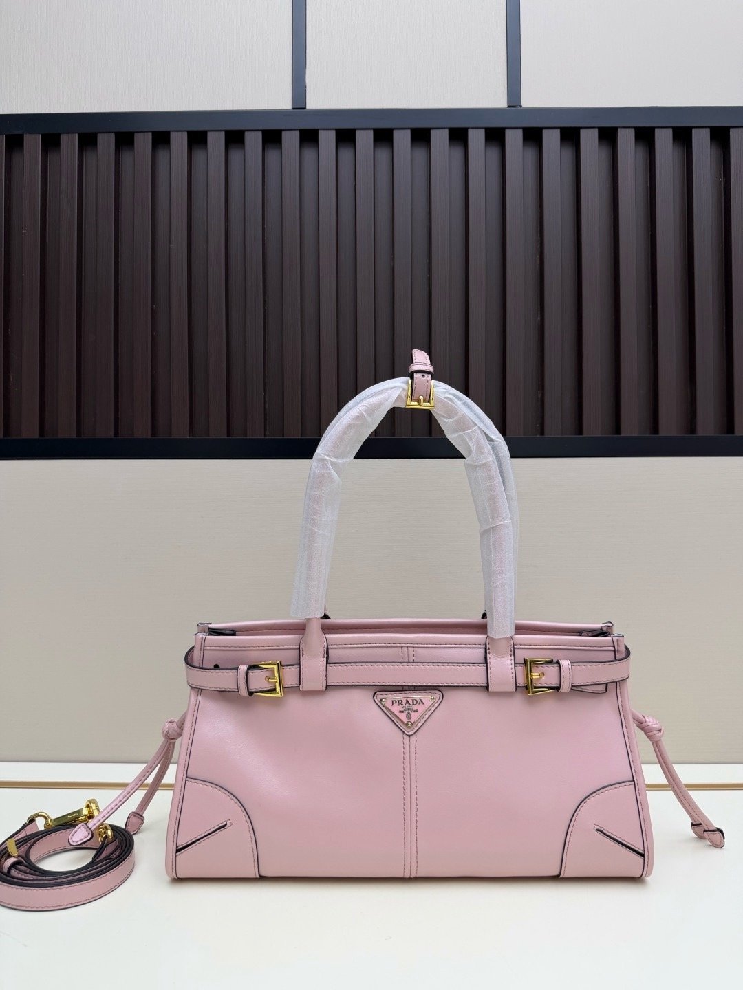 Prada Vintage LuxSoft Small Top Handle Bag 66238