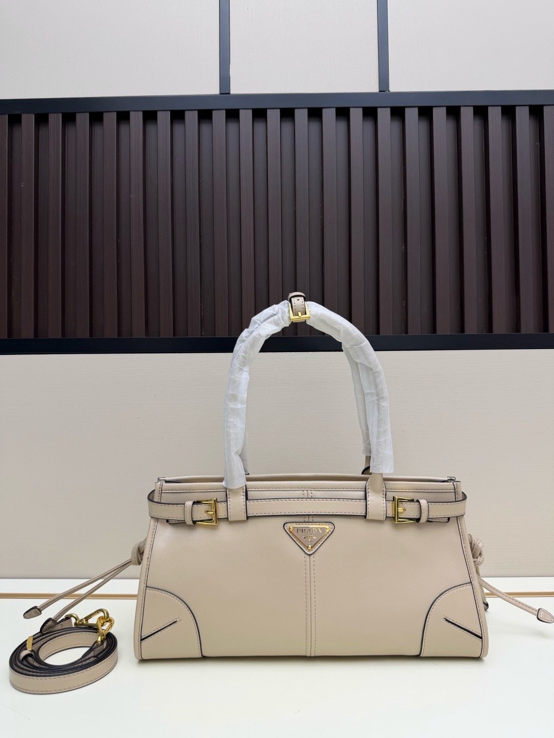 Prada Vintage LuxSoft Small Top Handle Bag 66238
