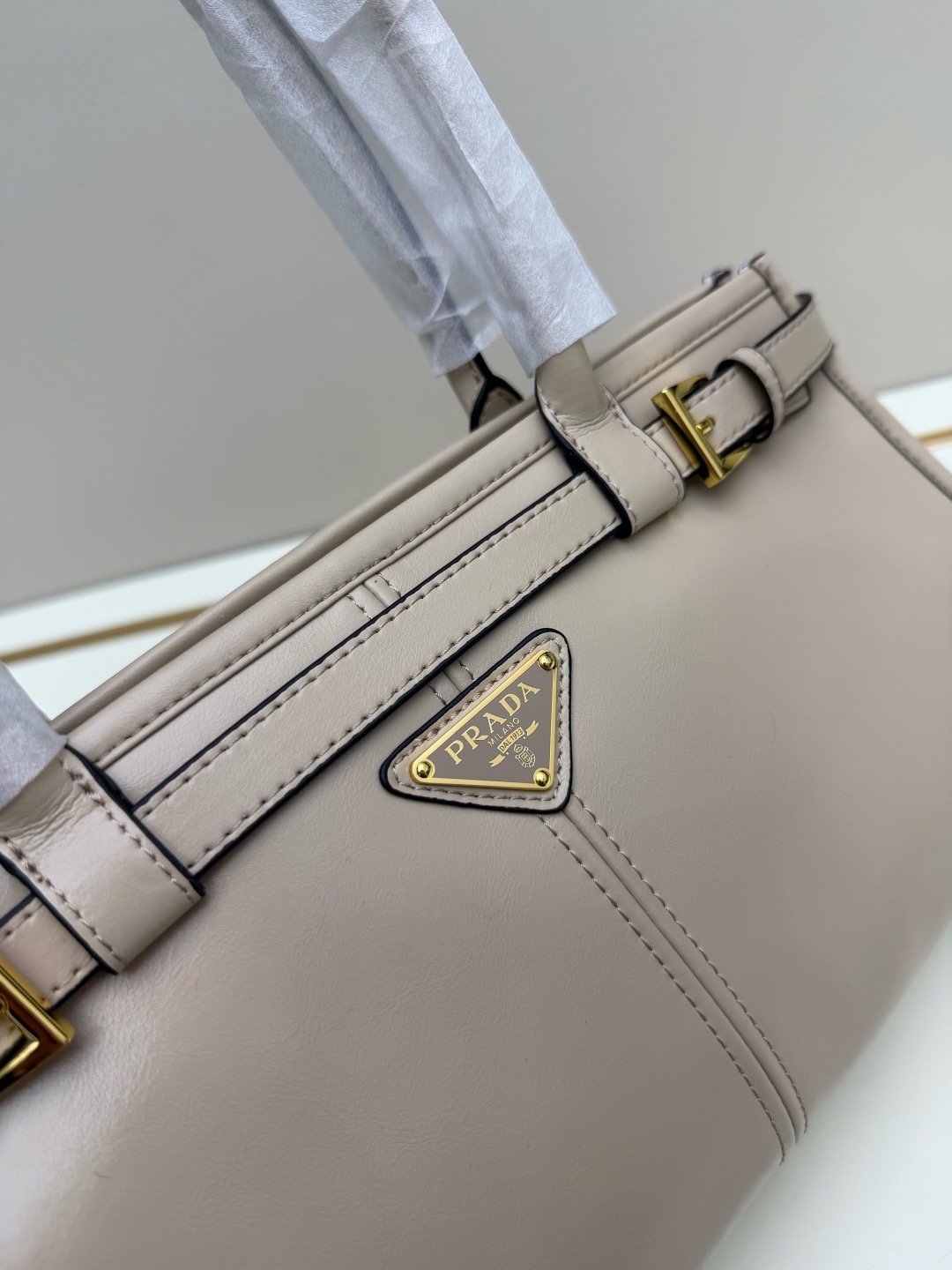 Prada Vintage LuxSoft Small Top Handle Bag 66238