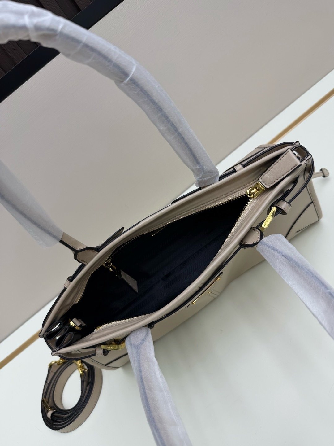 Prada Vintage LuxSoft Small Top Handle Bag 66238