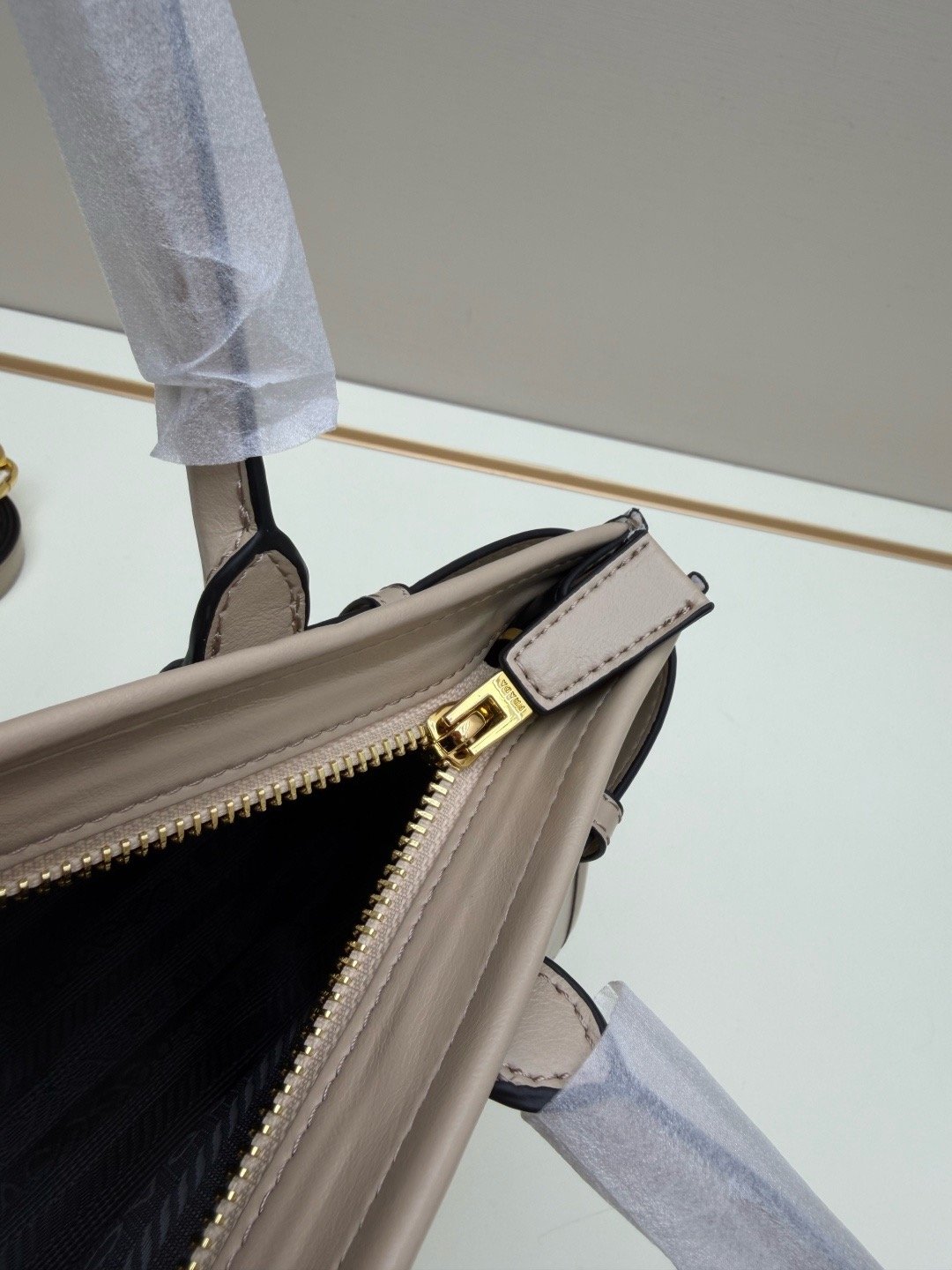 Prada Vintage LuxSoft Small Top Handle Bag 66238